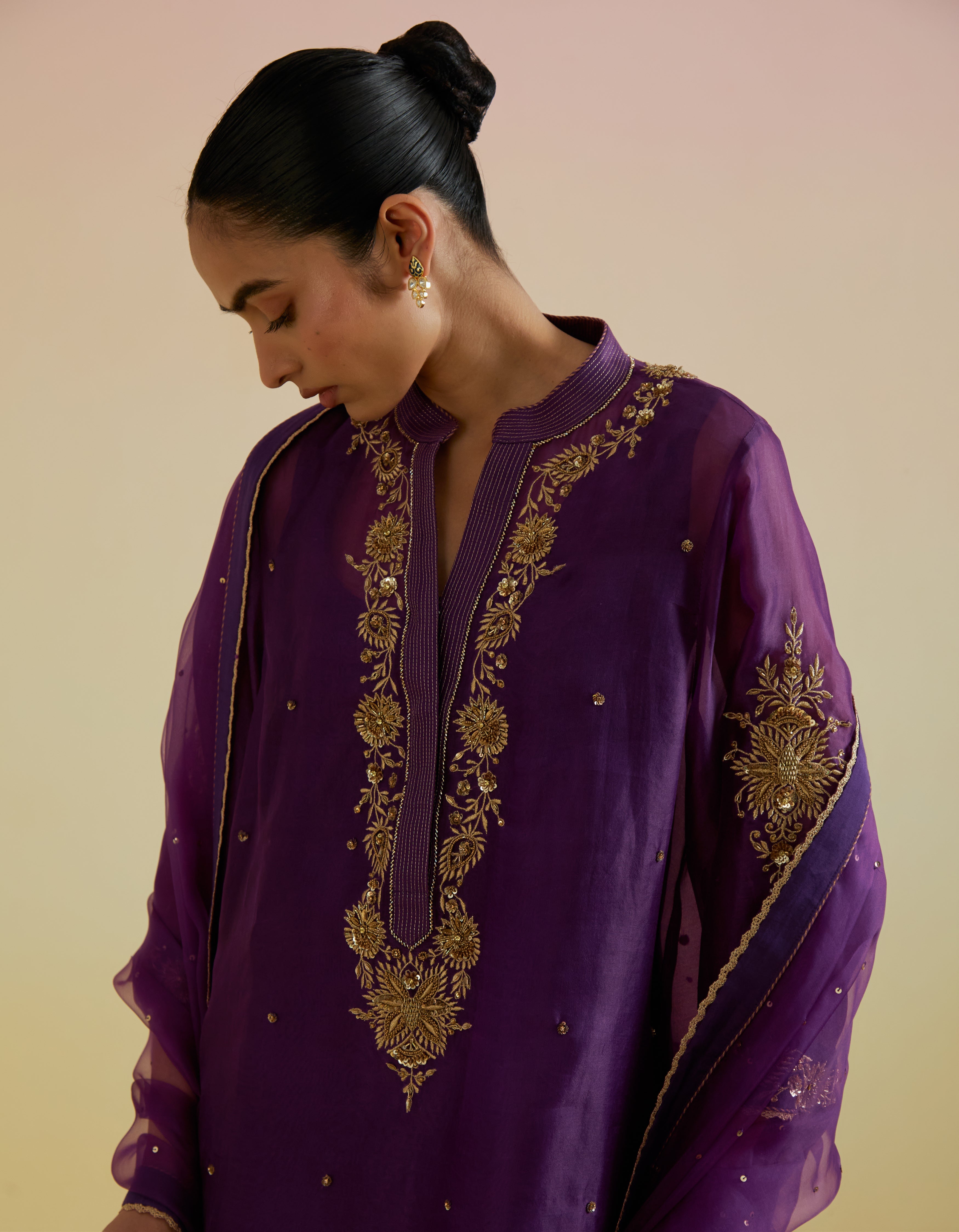 Aashra Jewel - Purple