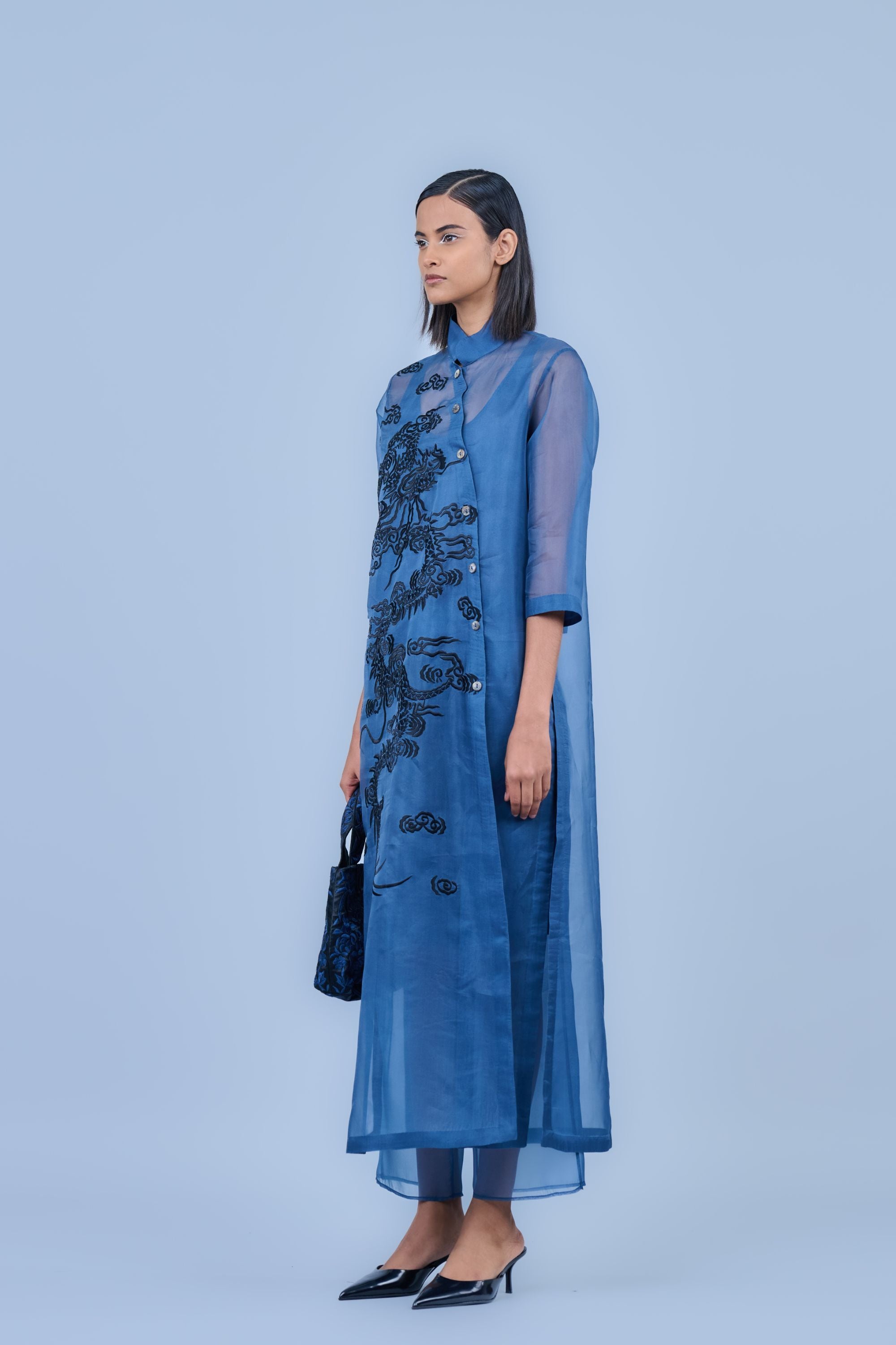 Space Silk Organza Pant