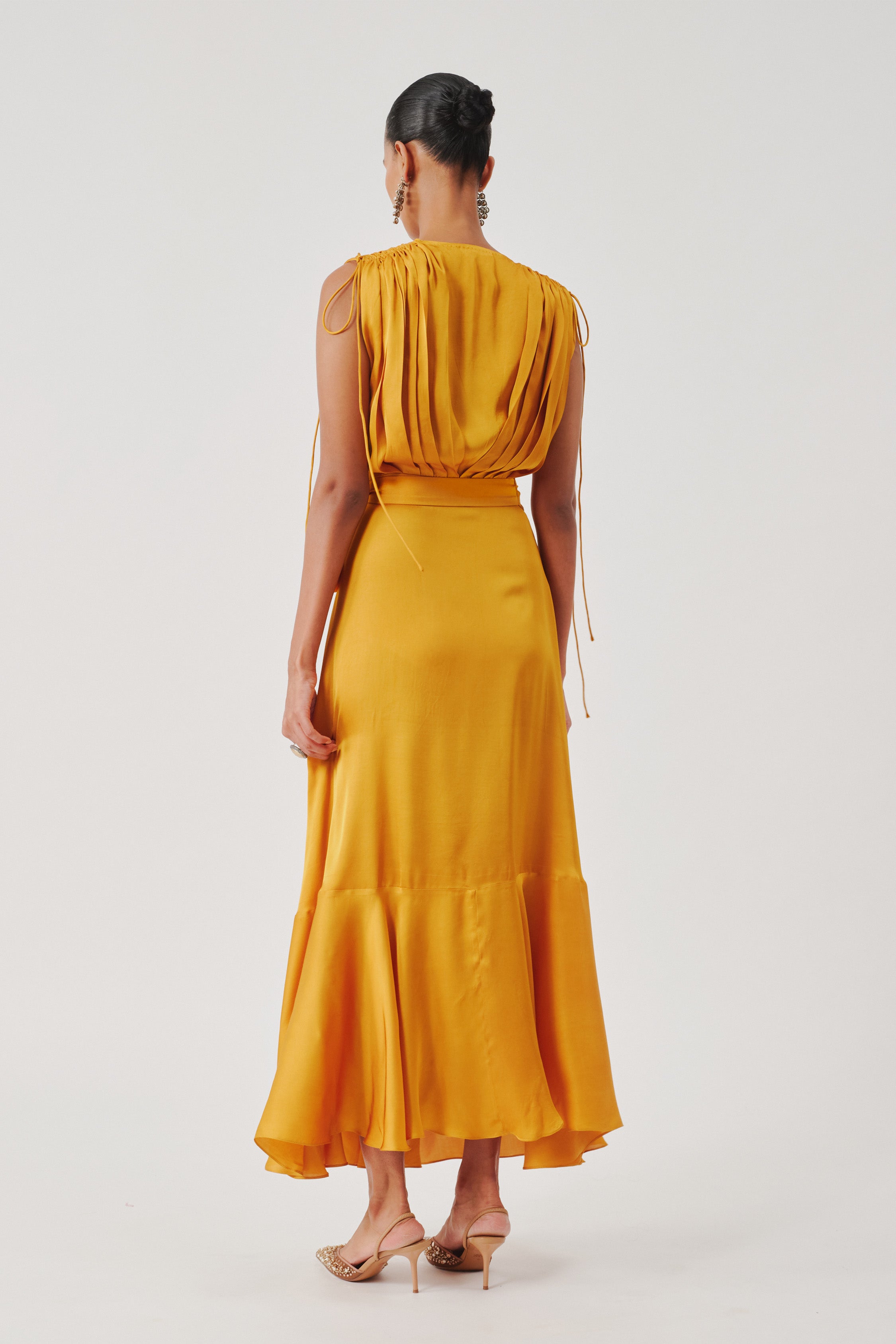 Rumba Dress in Mustard