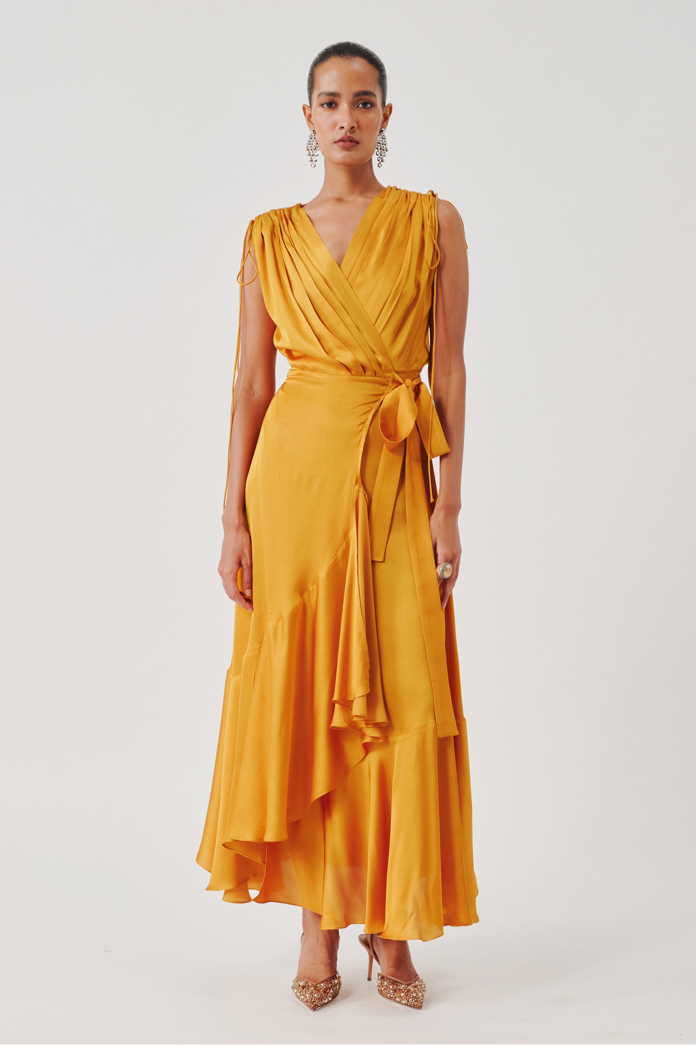Rumba Dress in Mustard
