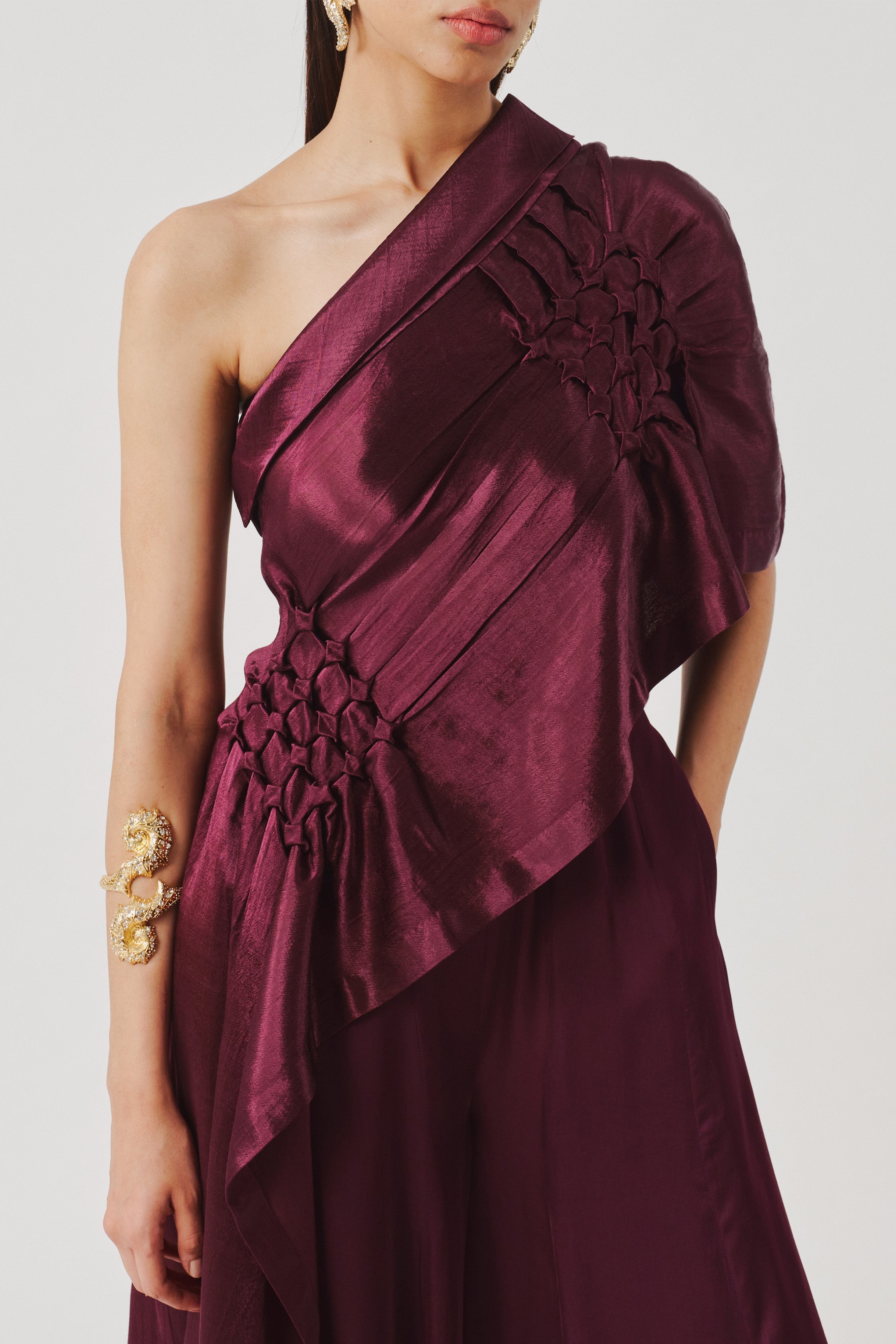 Pisa Top in Burgundy