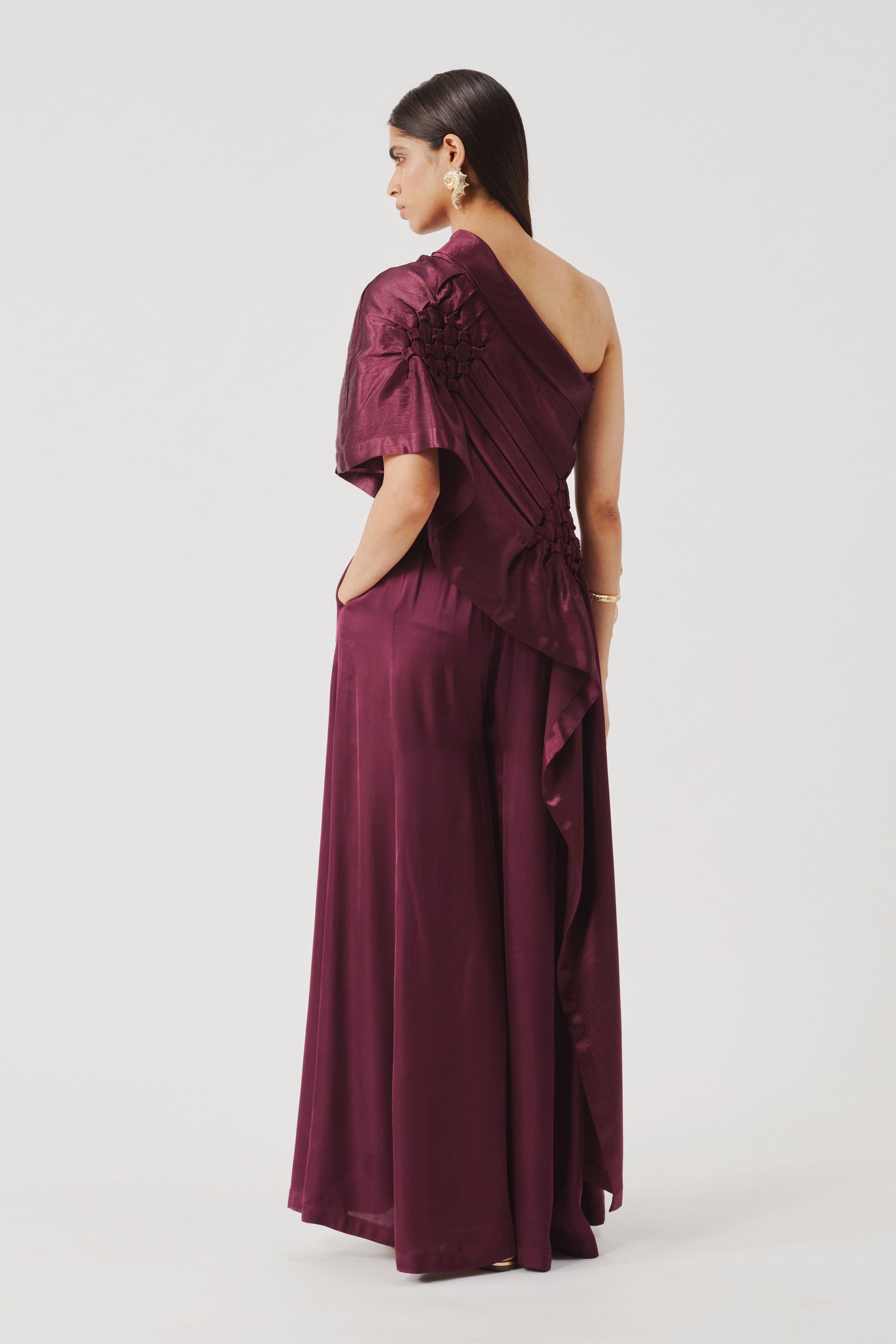 Pisa Top in Burgundy