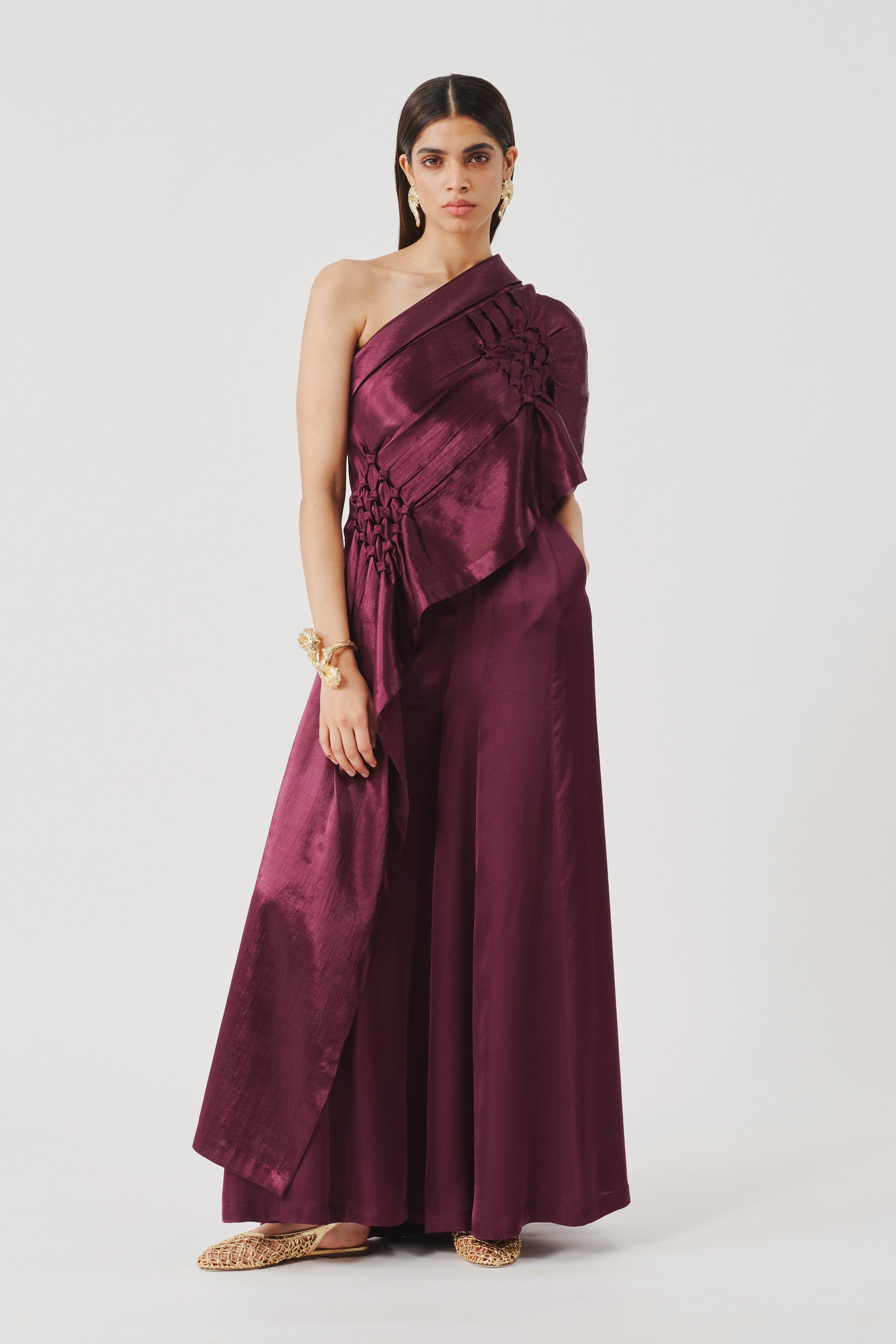 Soiree Pants in Burgundy