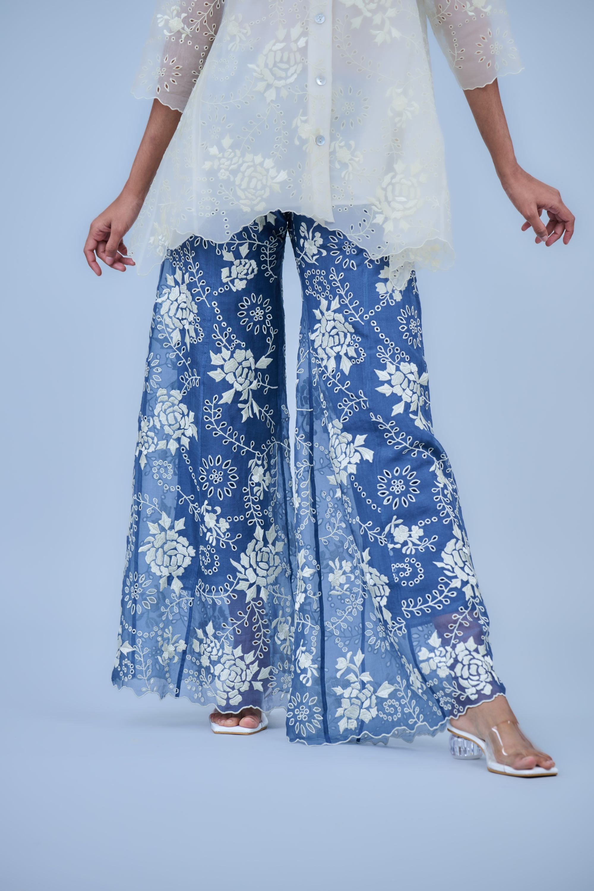 Ecru Ec Silk Organza Jacket