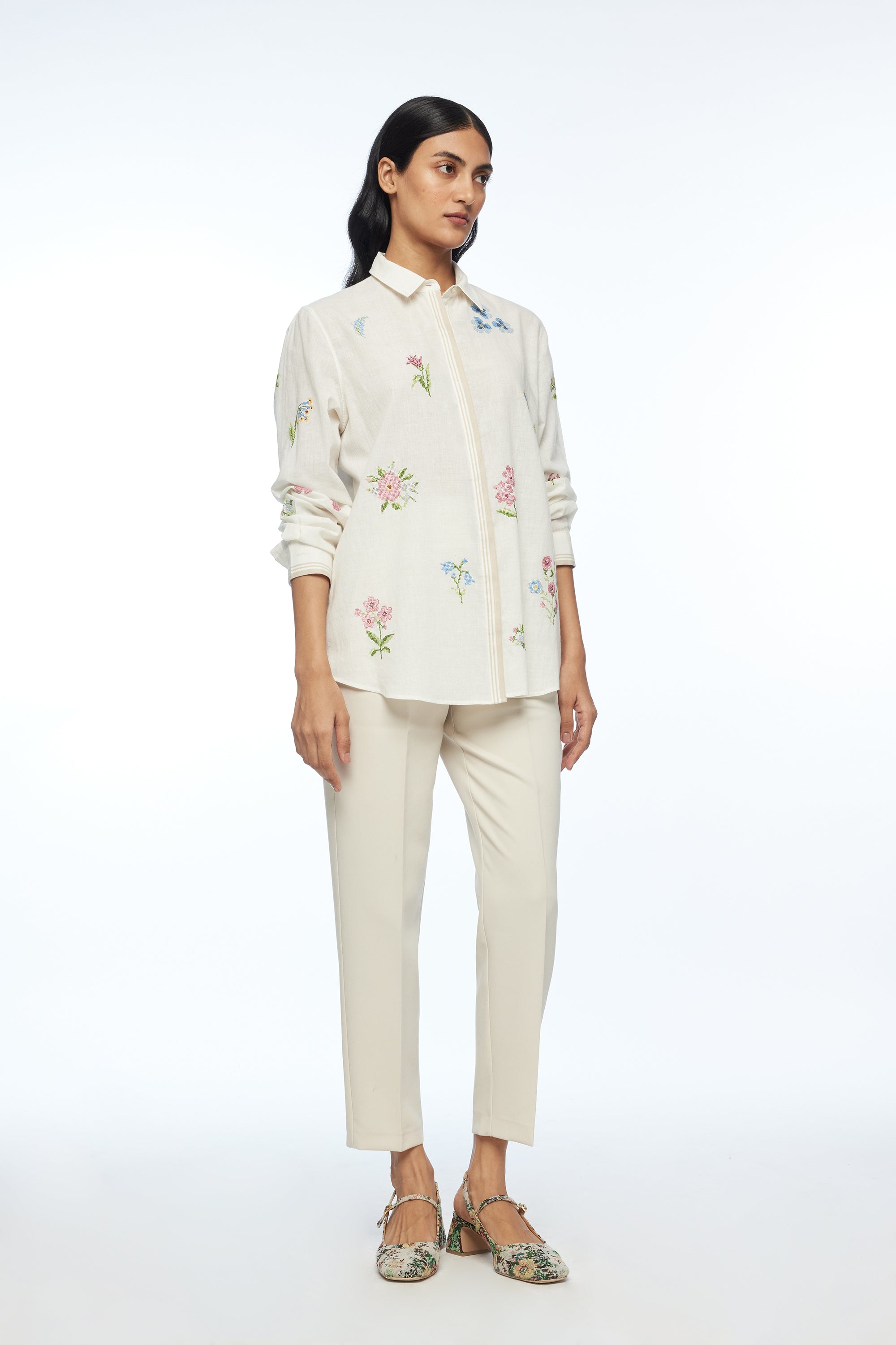 Glabrifolia Cross Stitch Shirt