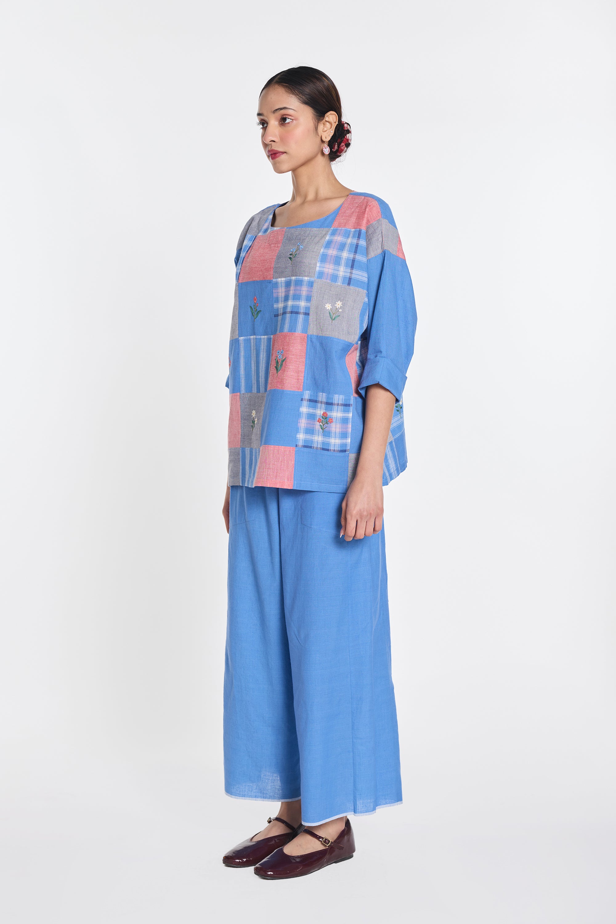Paniculata drop shoulder top
