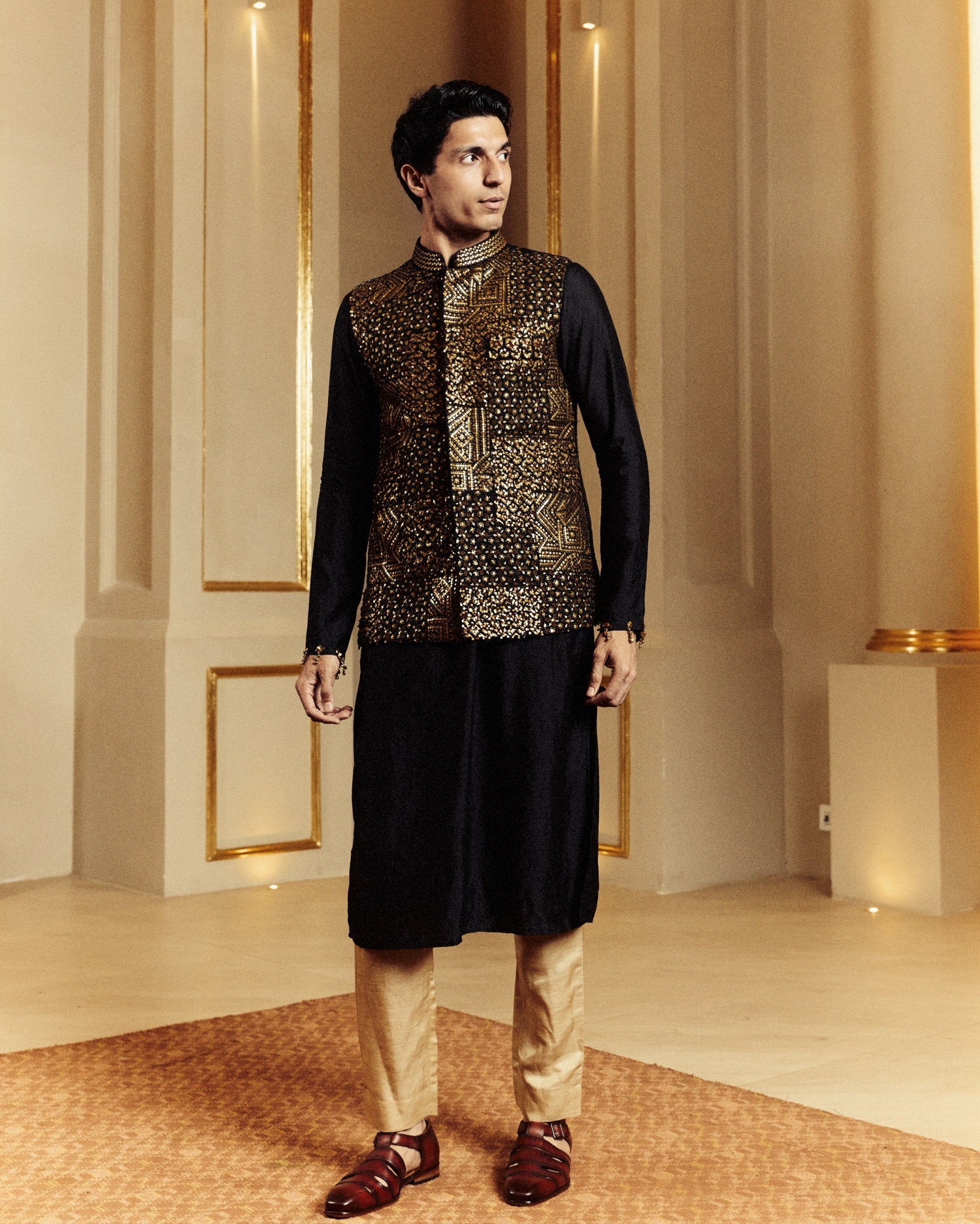 Black Classic Bundi Set