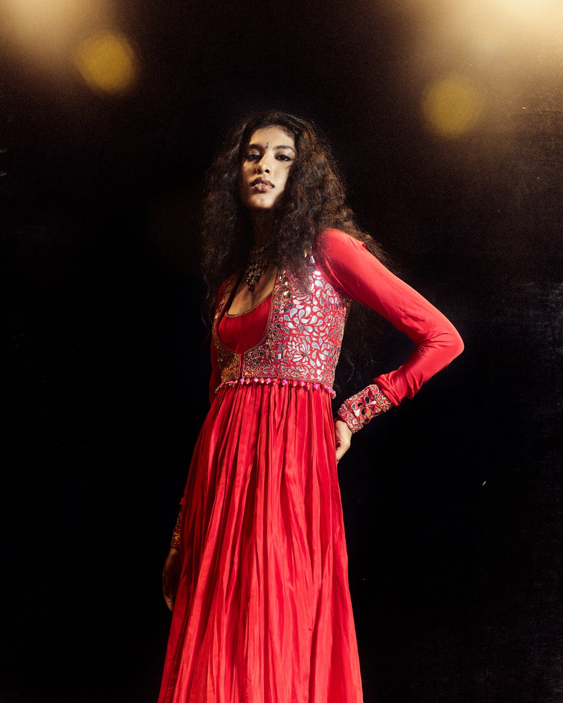 Surkh Laal Anarkal Koti set