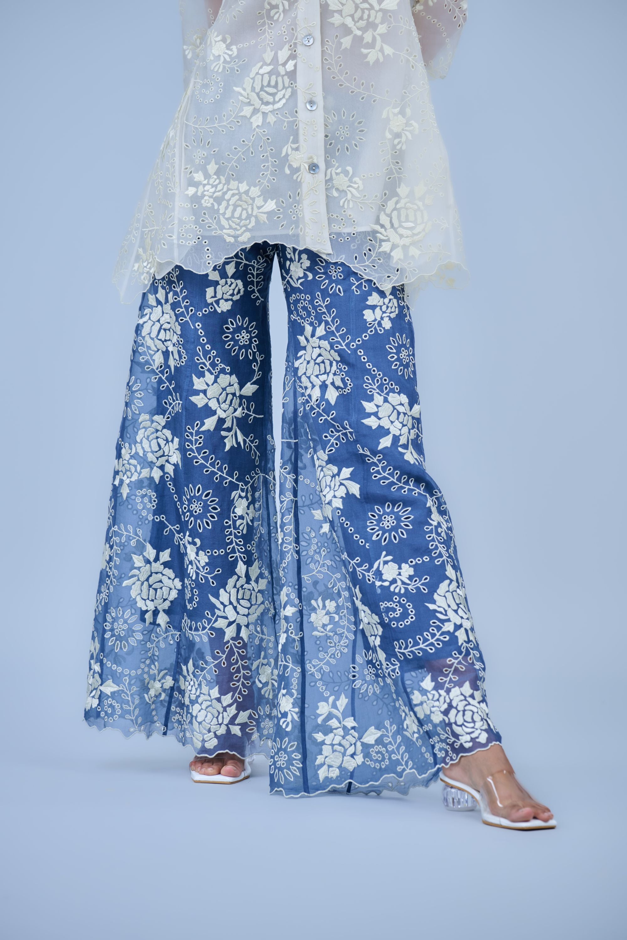 Space Ec Silk Organza Palazzo