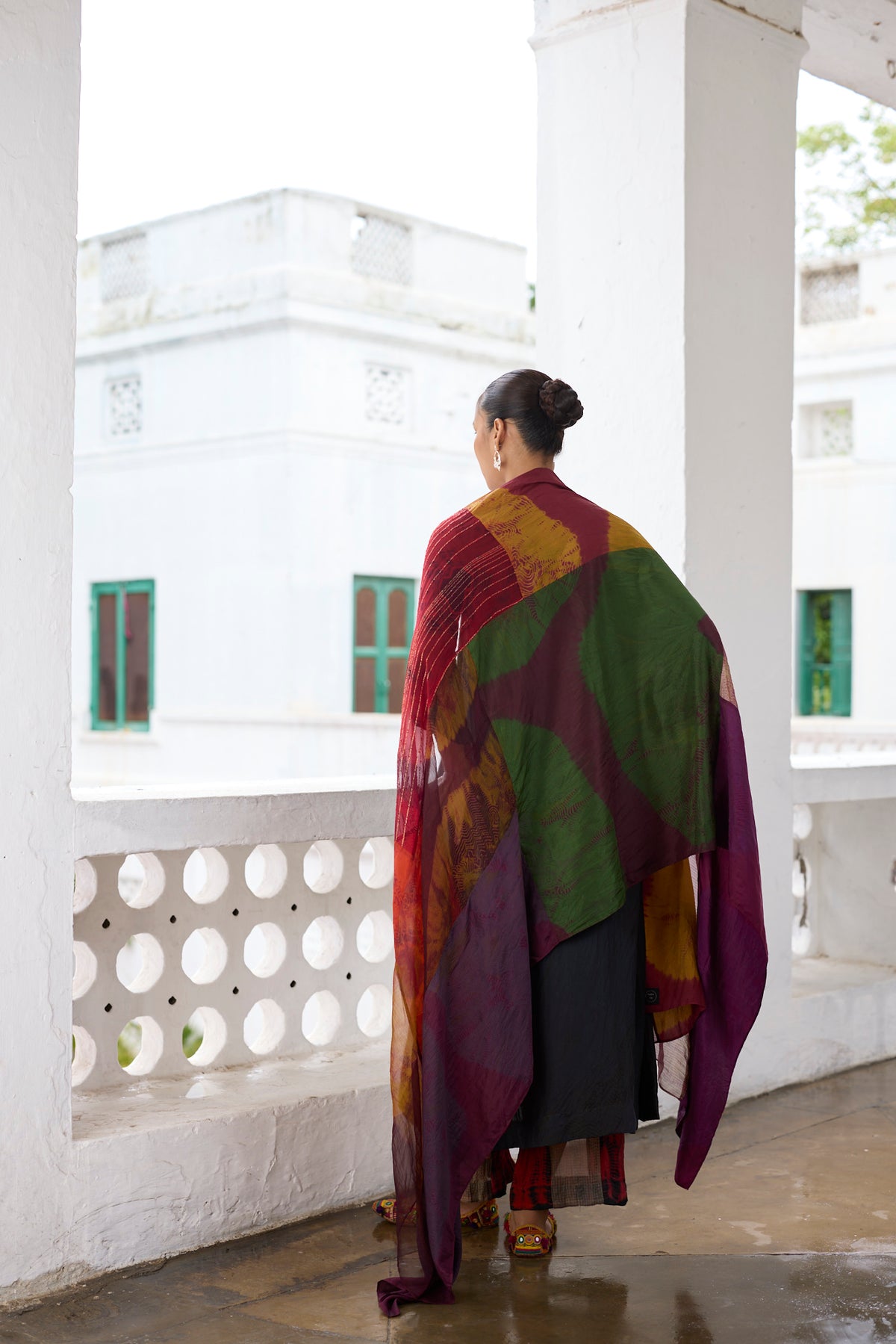 Multi Impasto Dupatta