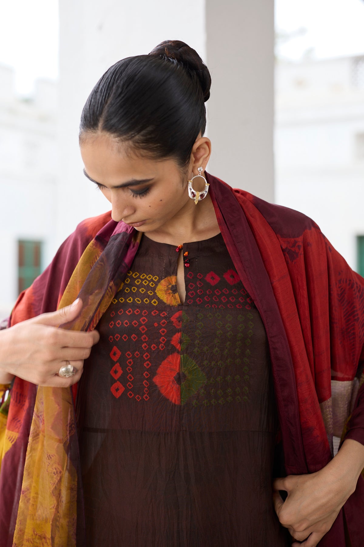 Multi Quatrain Dupatta
