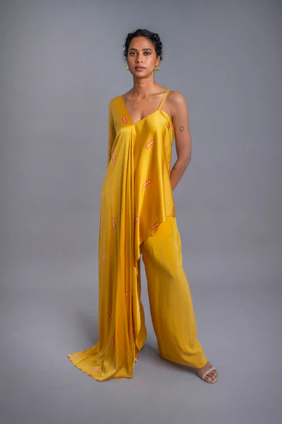 Silk 2 Way Tie-dye Kaftan Set