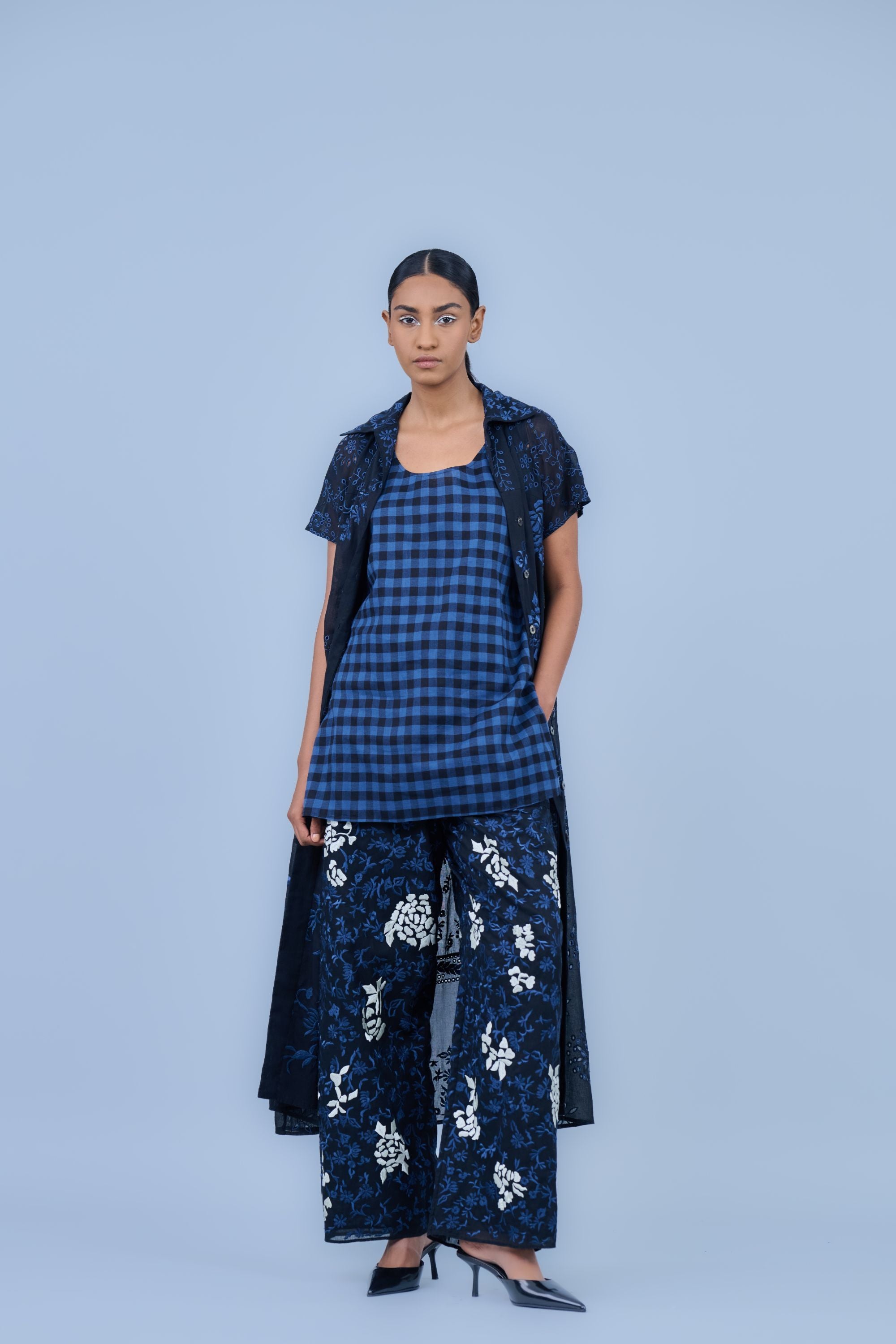 Black Spc Handloom Cotton Dress