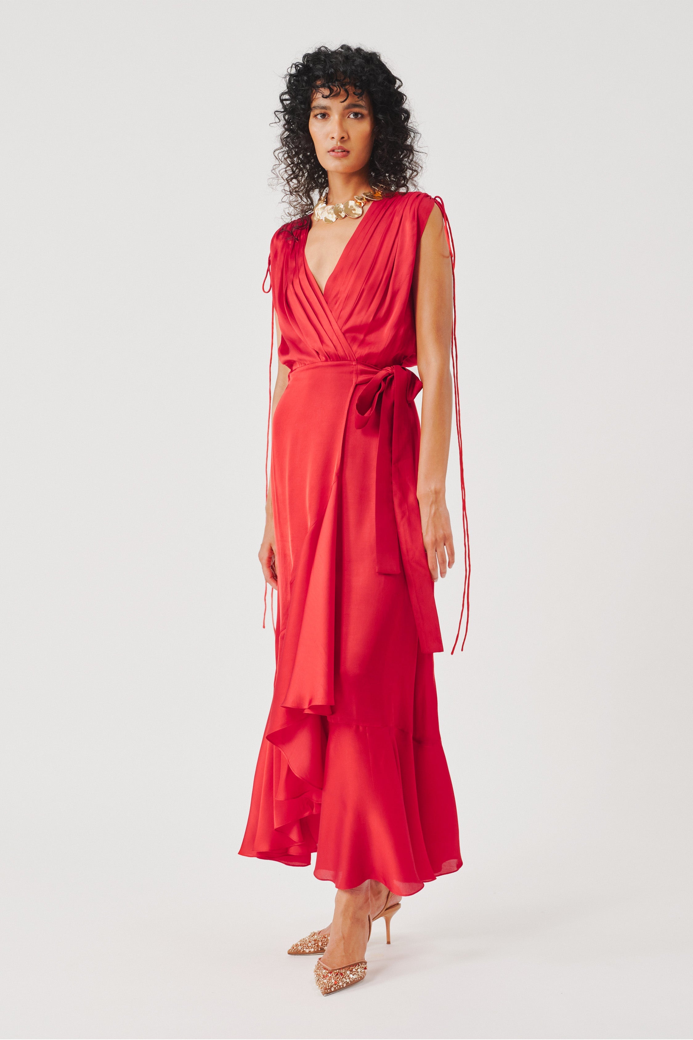 Rumba Dress in Red