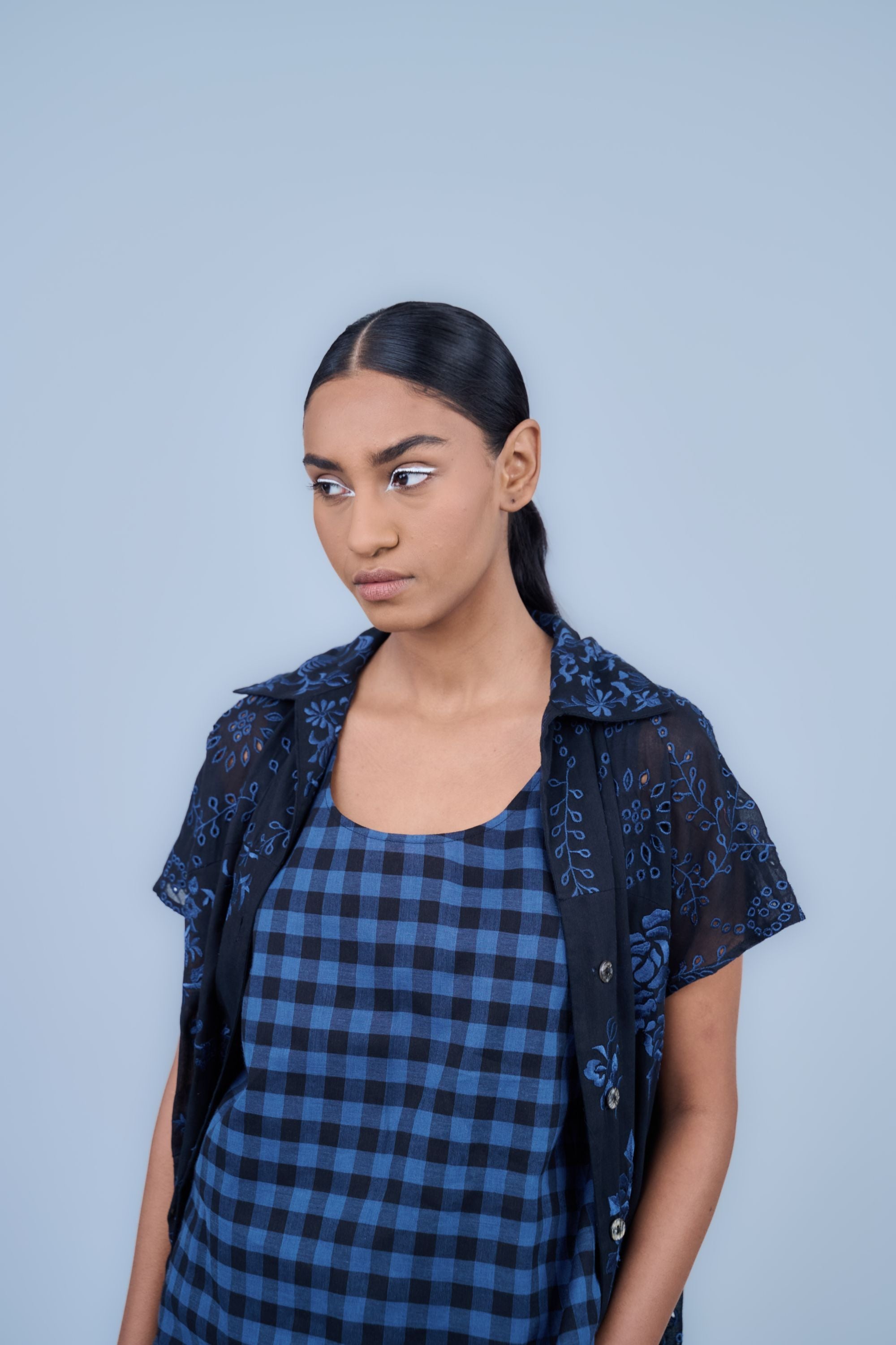 Black Spc Handloom Cotton Dress