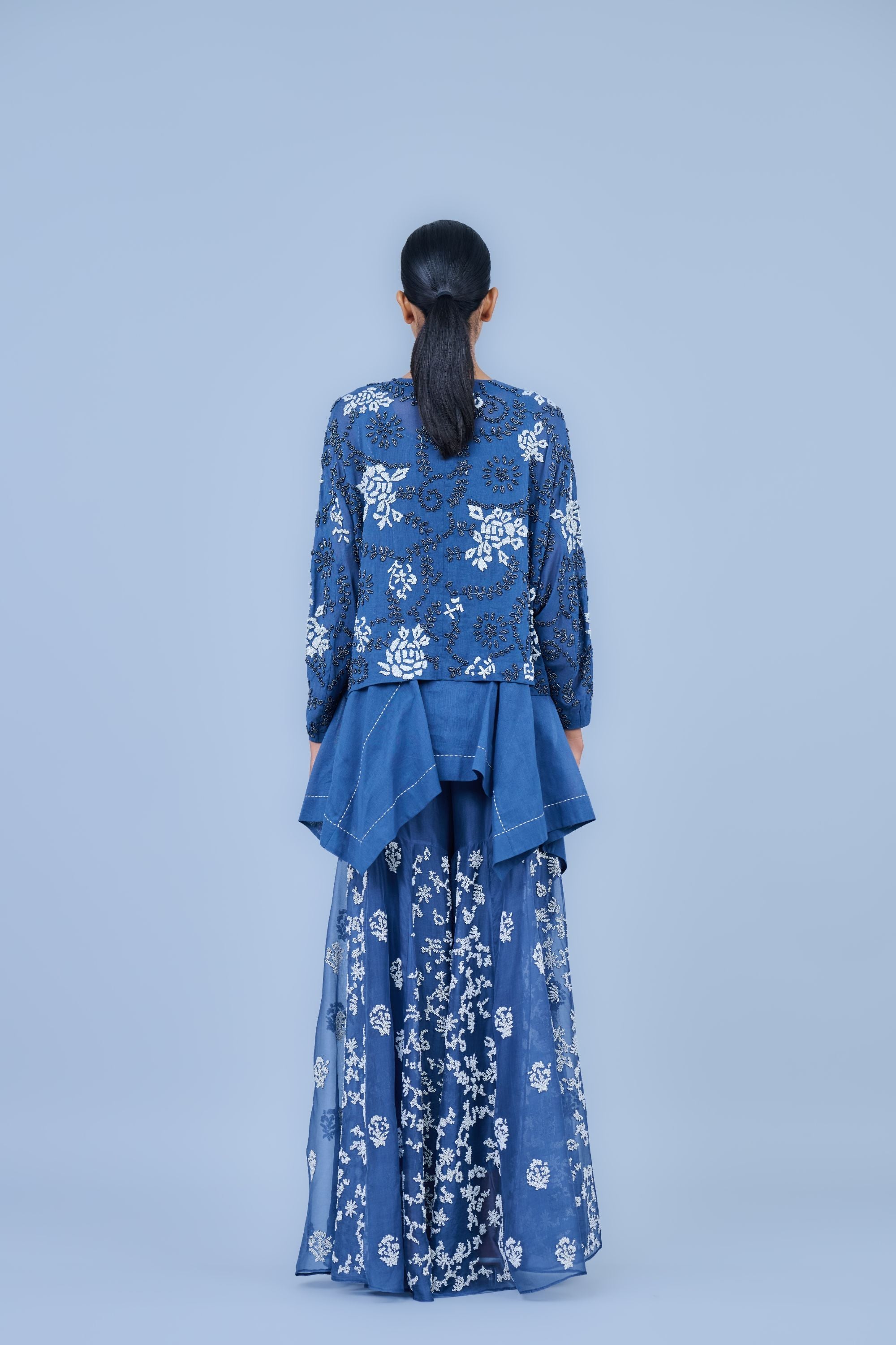 Space Ec Silk Organza Sharara