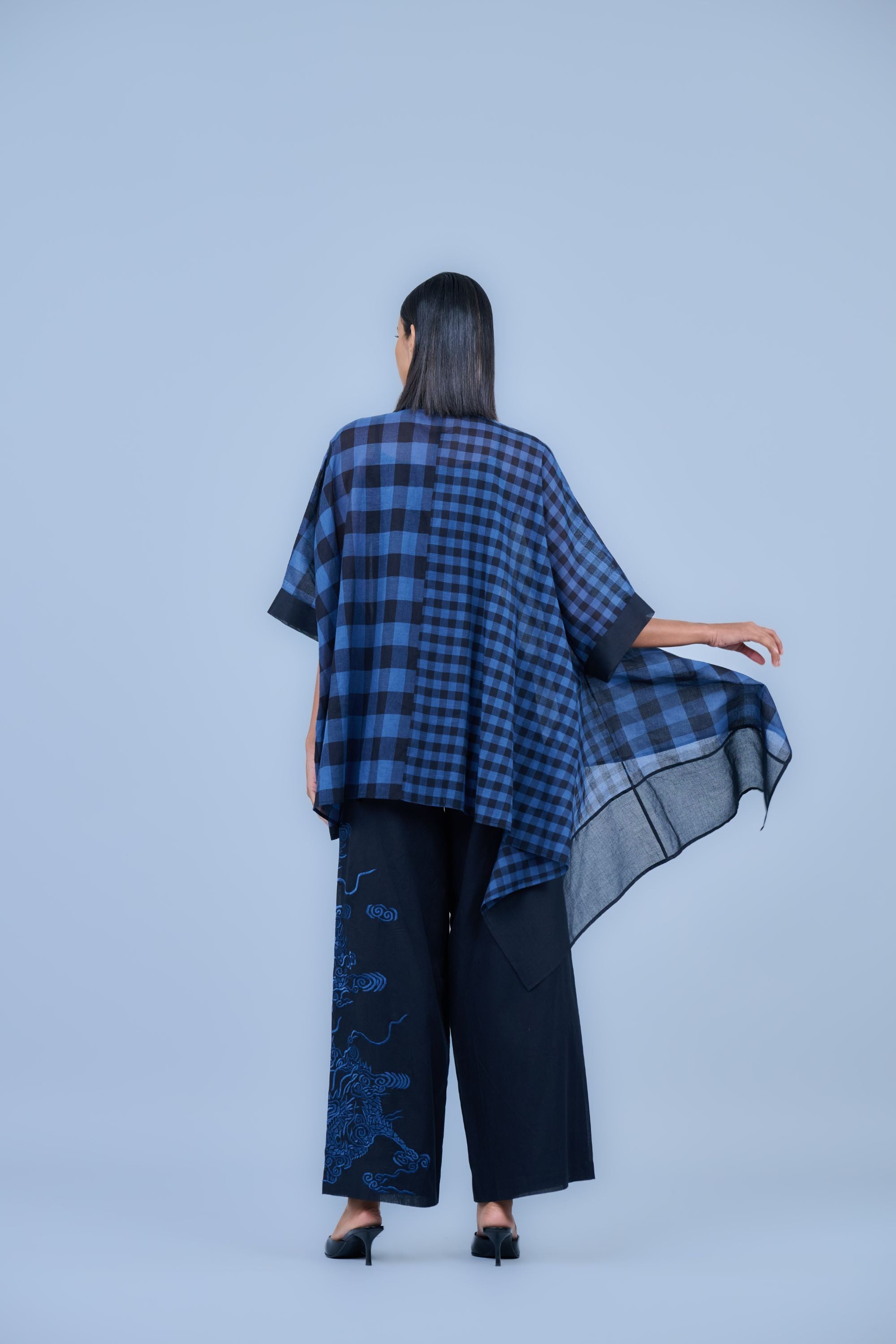 Black Spc Handloom Cotton Pant