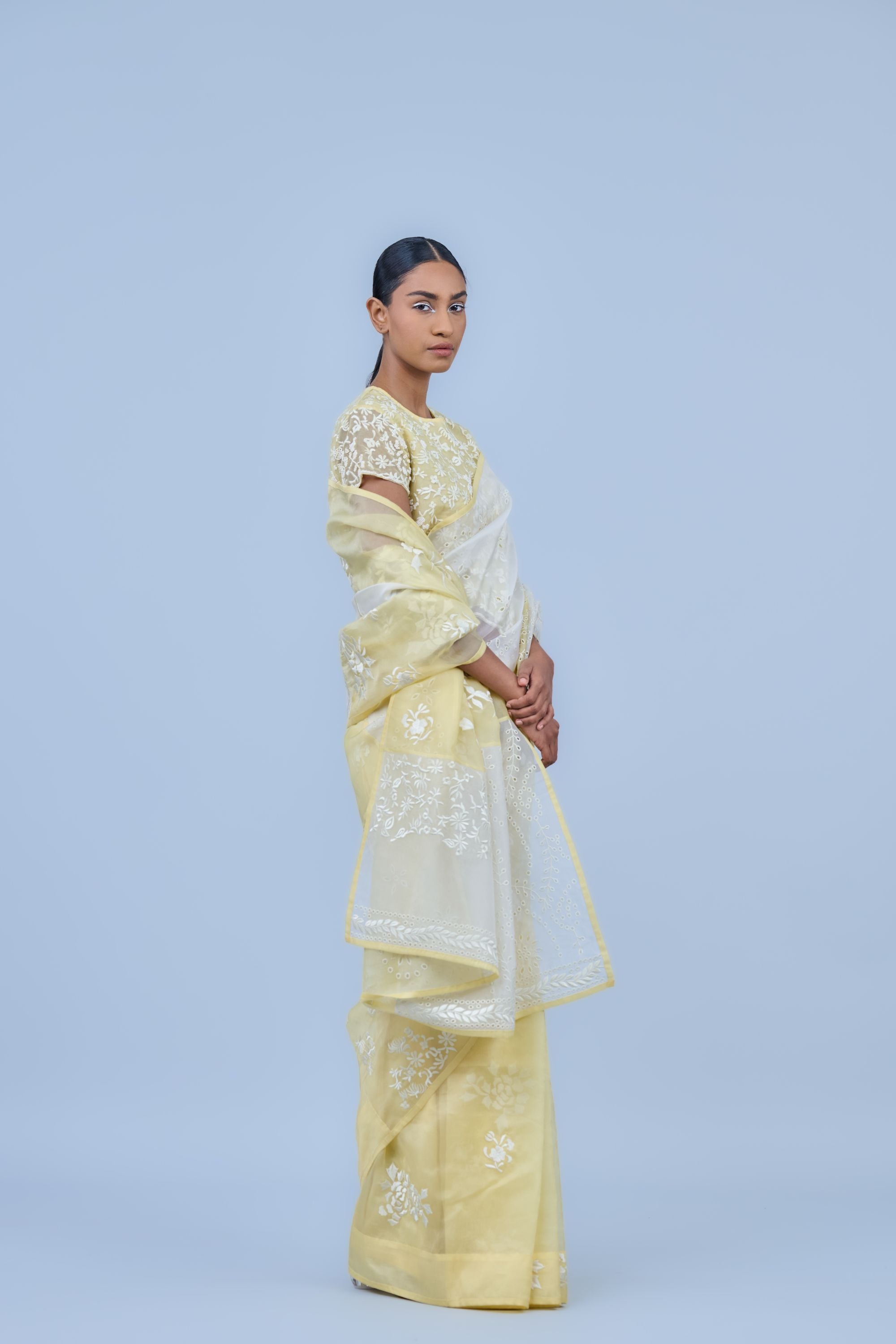 Ice Ec Ec Silk Organza Blouse