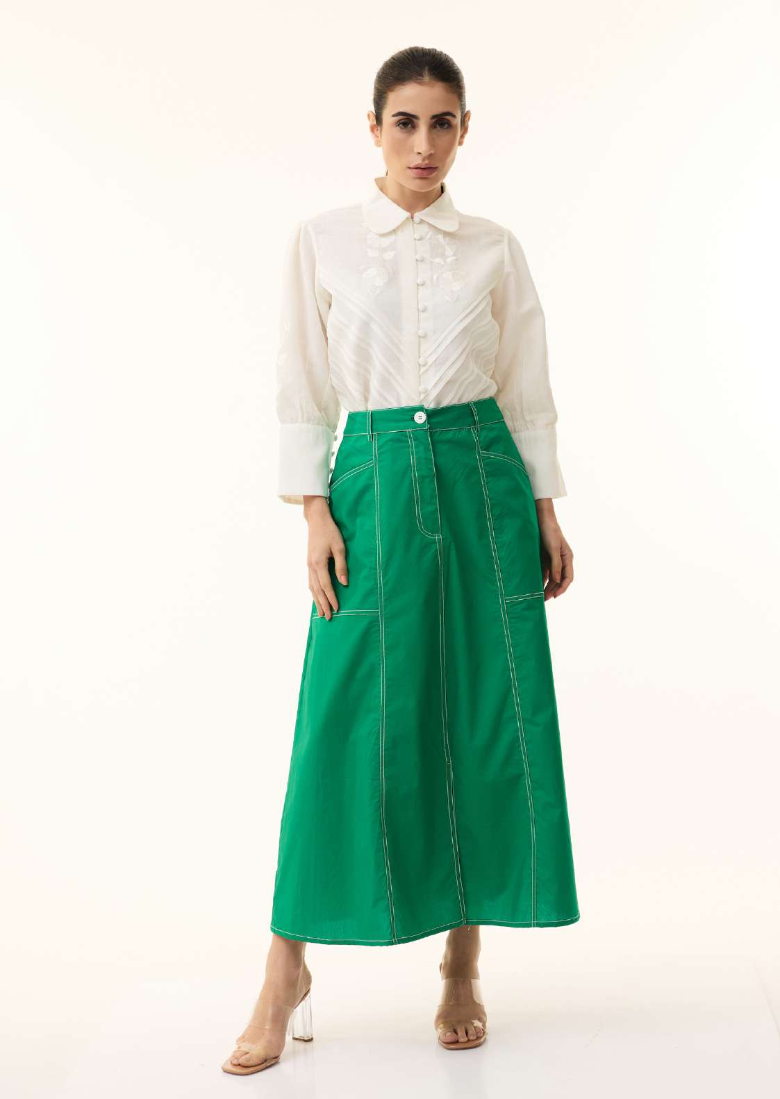 GREEN SKIRT