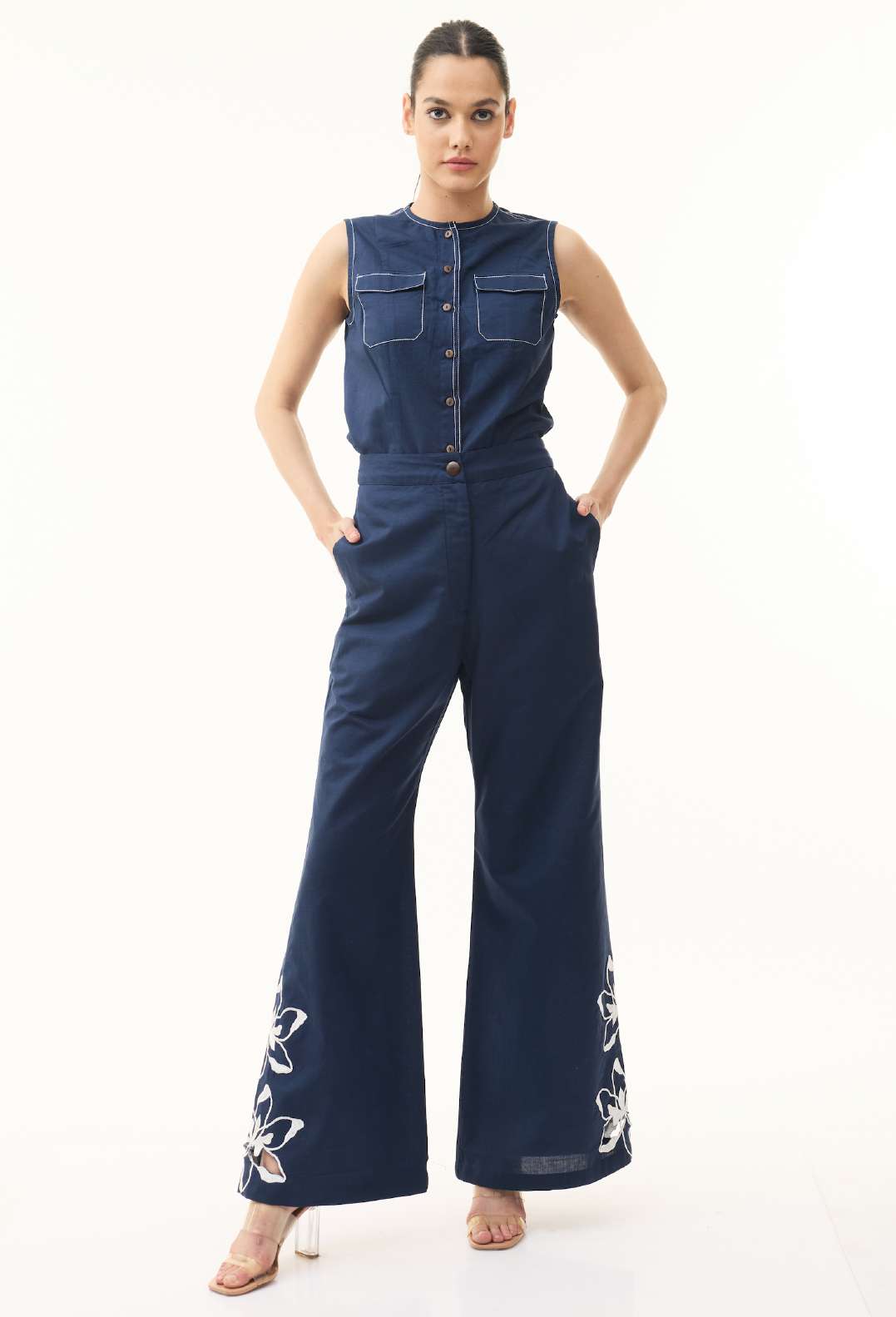 DARK BLUE TOP