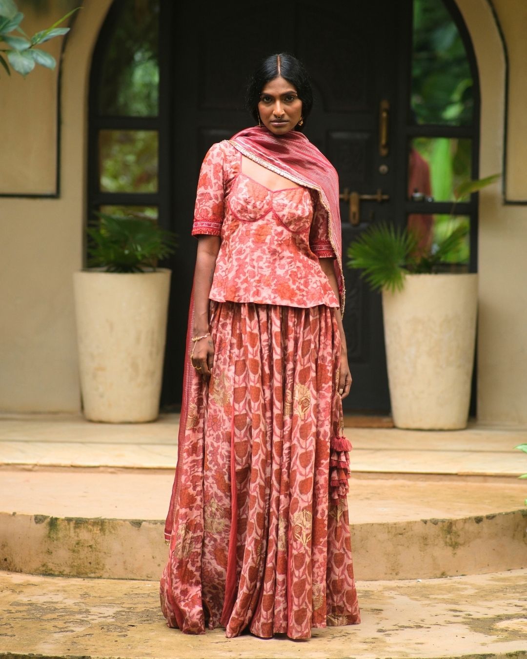 AJRAKH LEHENGA CHOLI