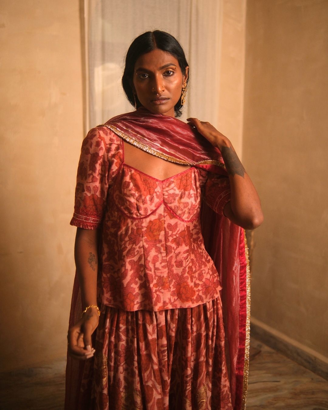 AJRAKH LEHENGA CHOLI