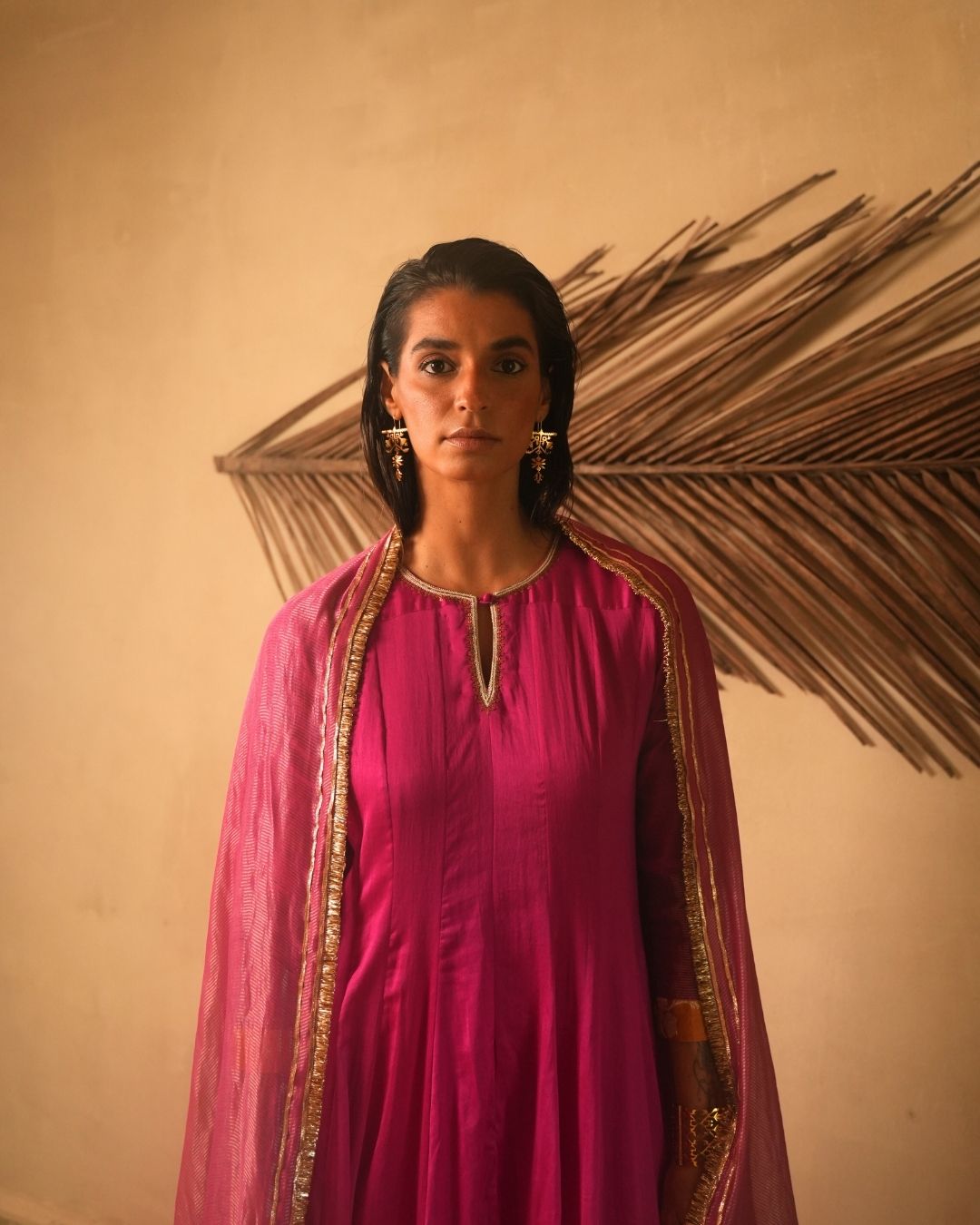 OMBRE HAND EMBROIDERED KURTA