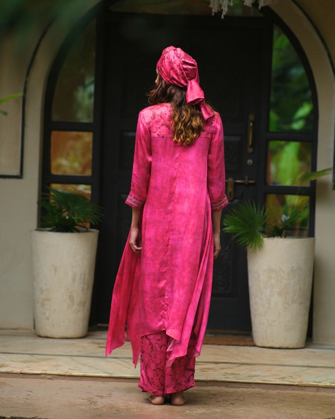 TEXTURED PRINT KURTA