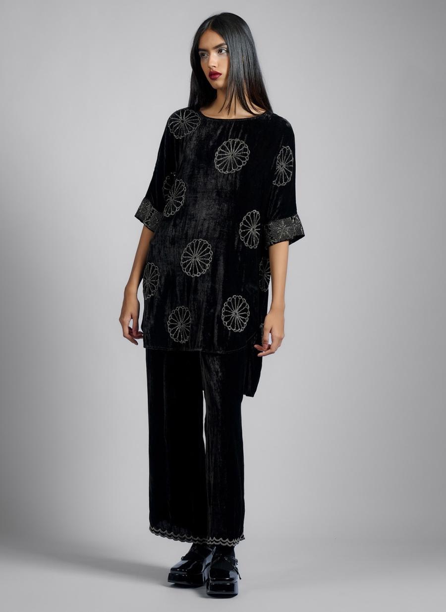 Brown SLV Velvet Pant