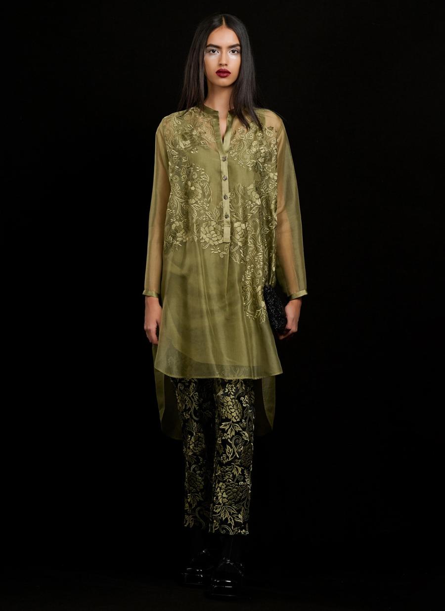 Jade Jade Silk Organza Shirt