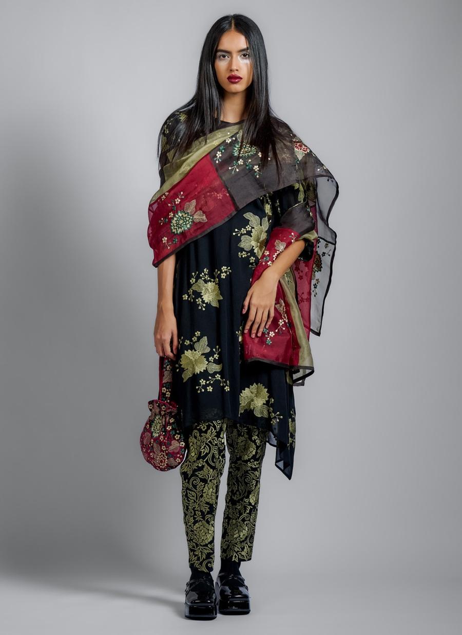 Black Jade CV Satin Pant