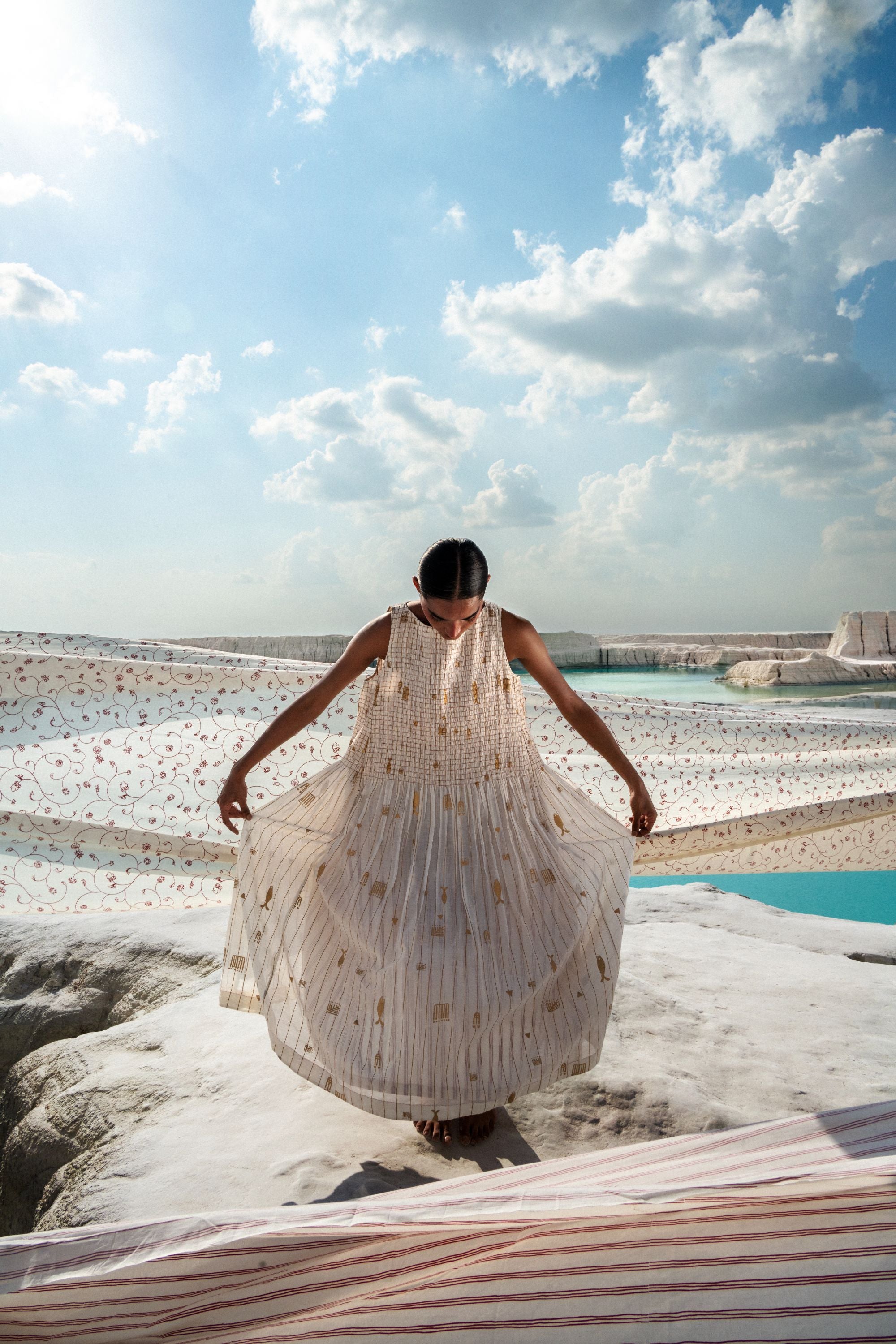 ⁠Lay Ruching Dress