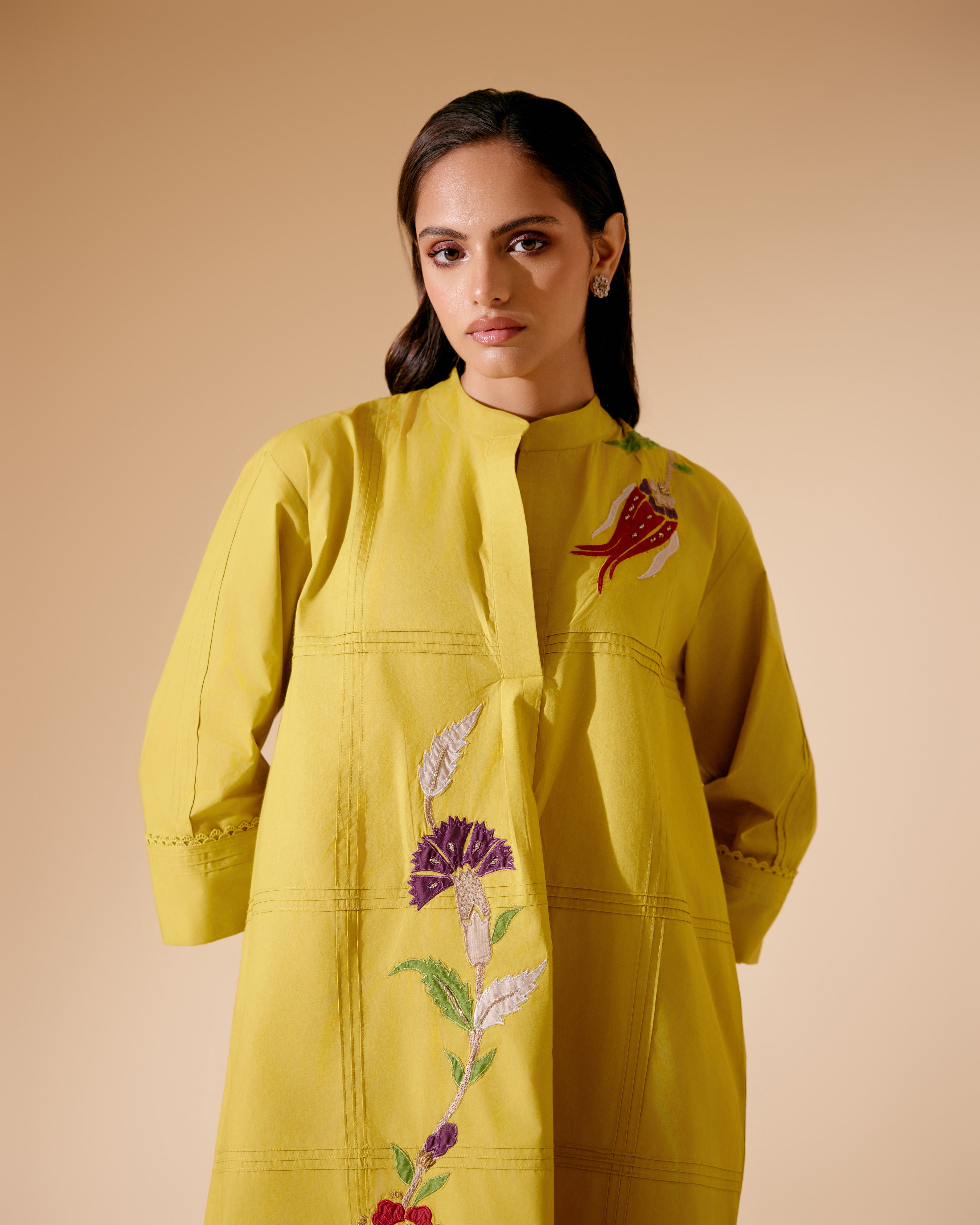 Neela Dress - Mustard