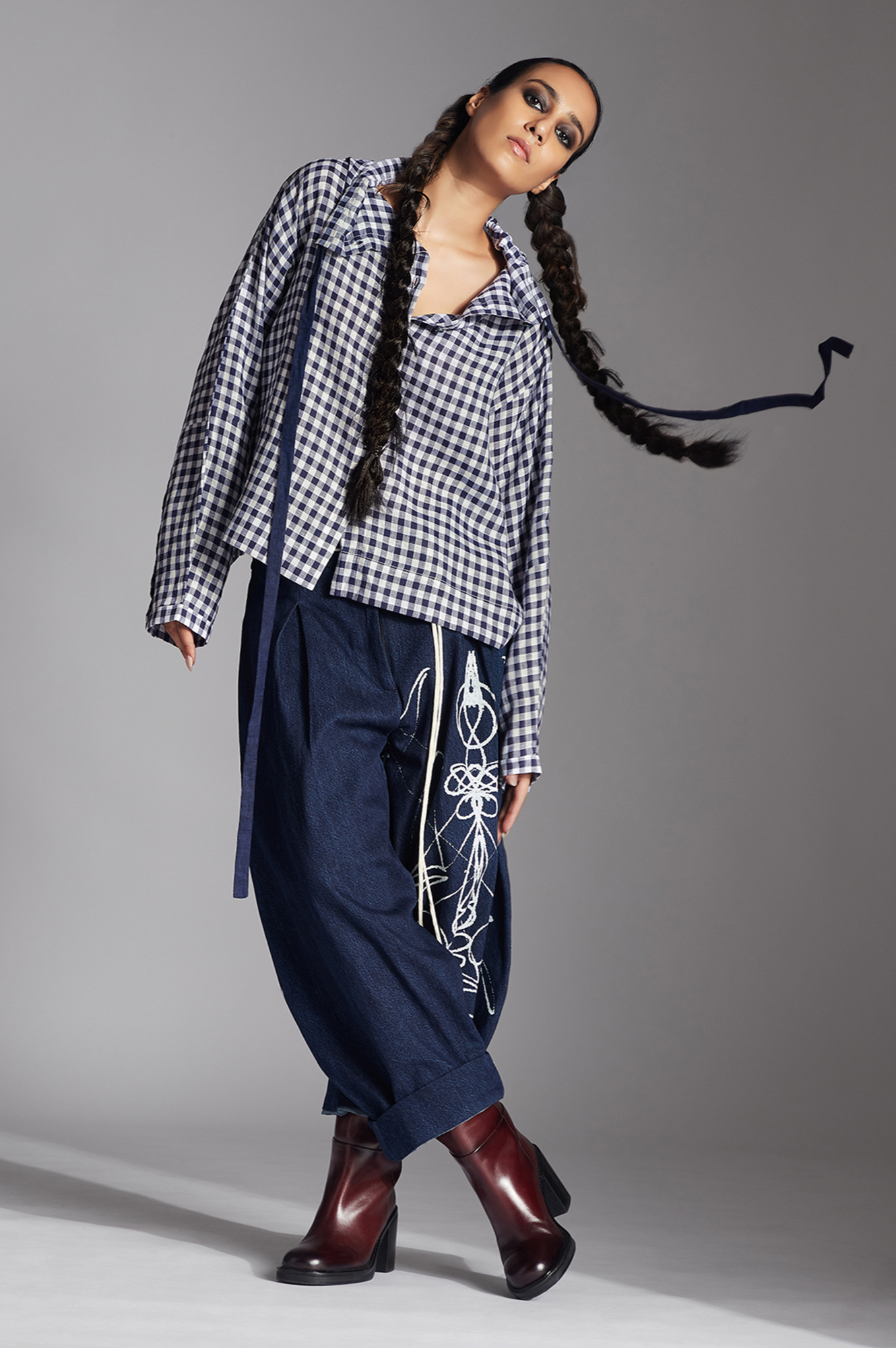 Arvo Shirt in Blue Gingham