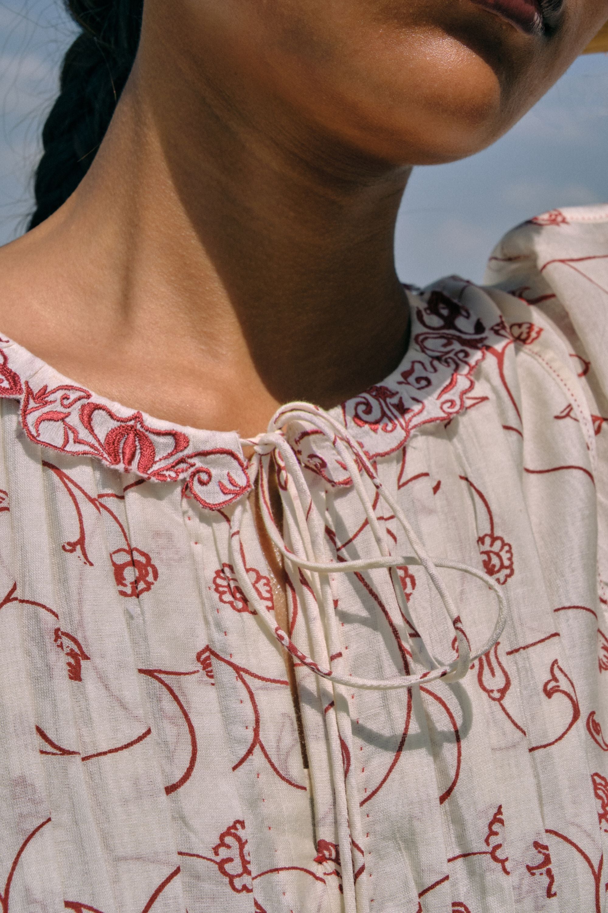 Min Maw Chanderi Tier Dress