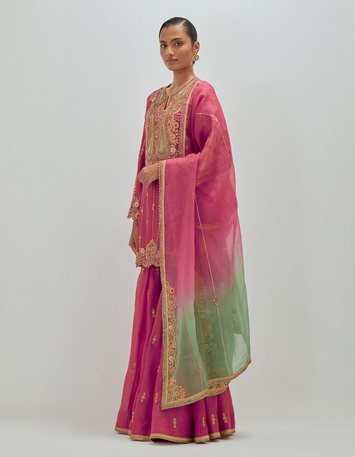BANARASI PINK Sharara Set