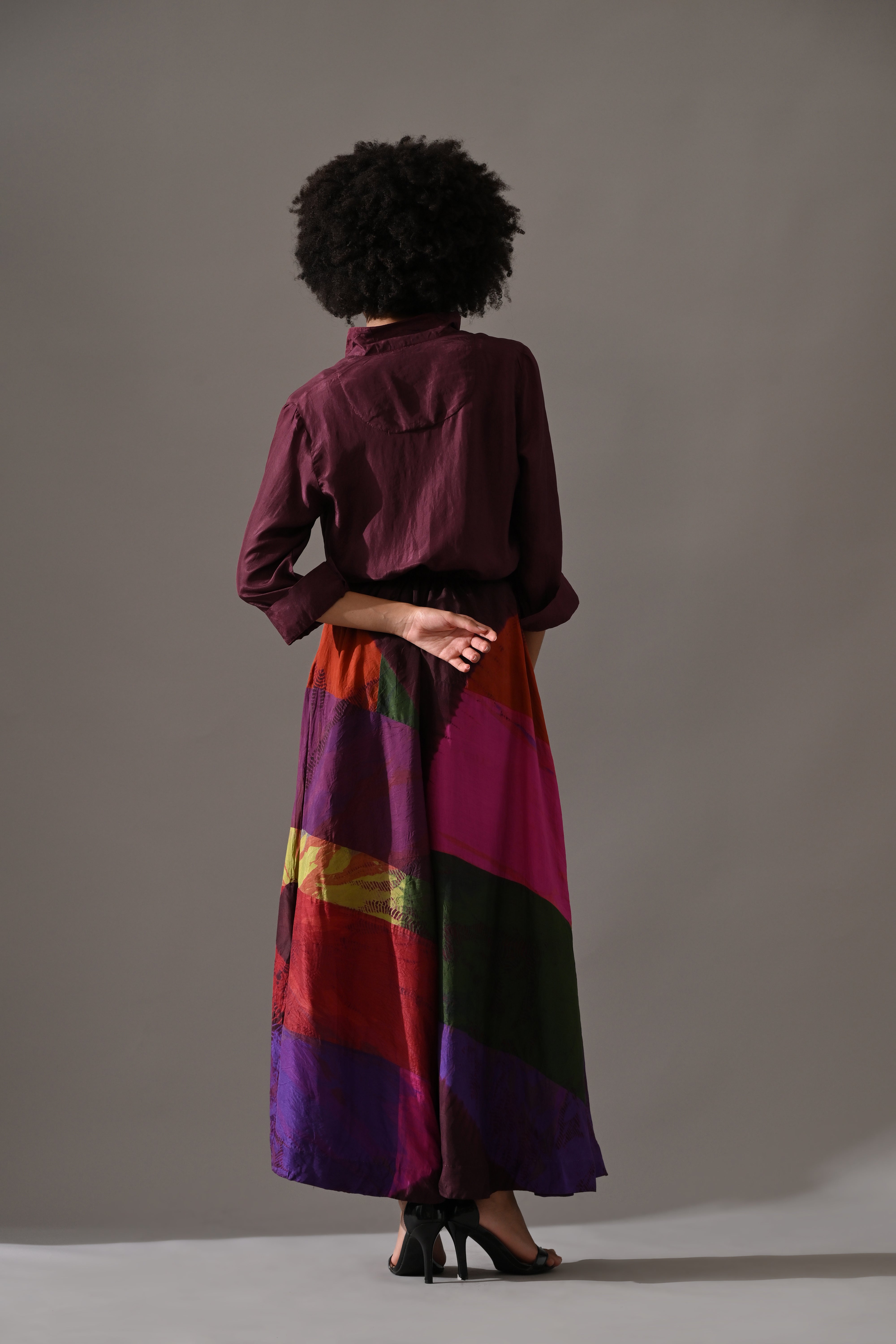 Multi Patchwork and Placement Tie Dye Co-ord Set