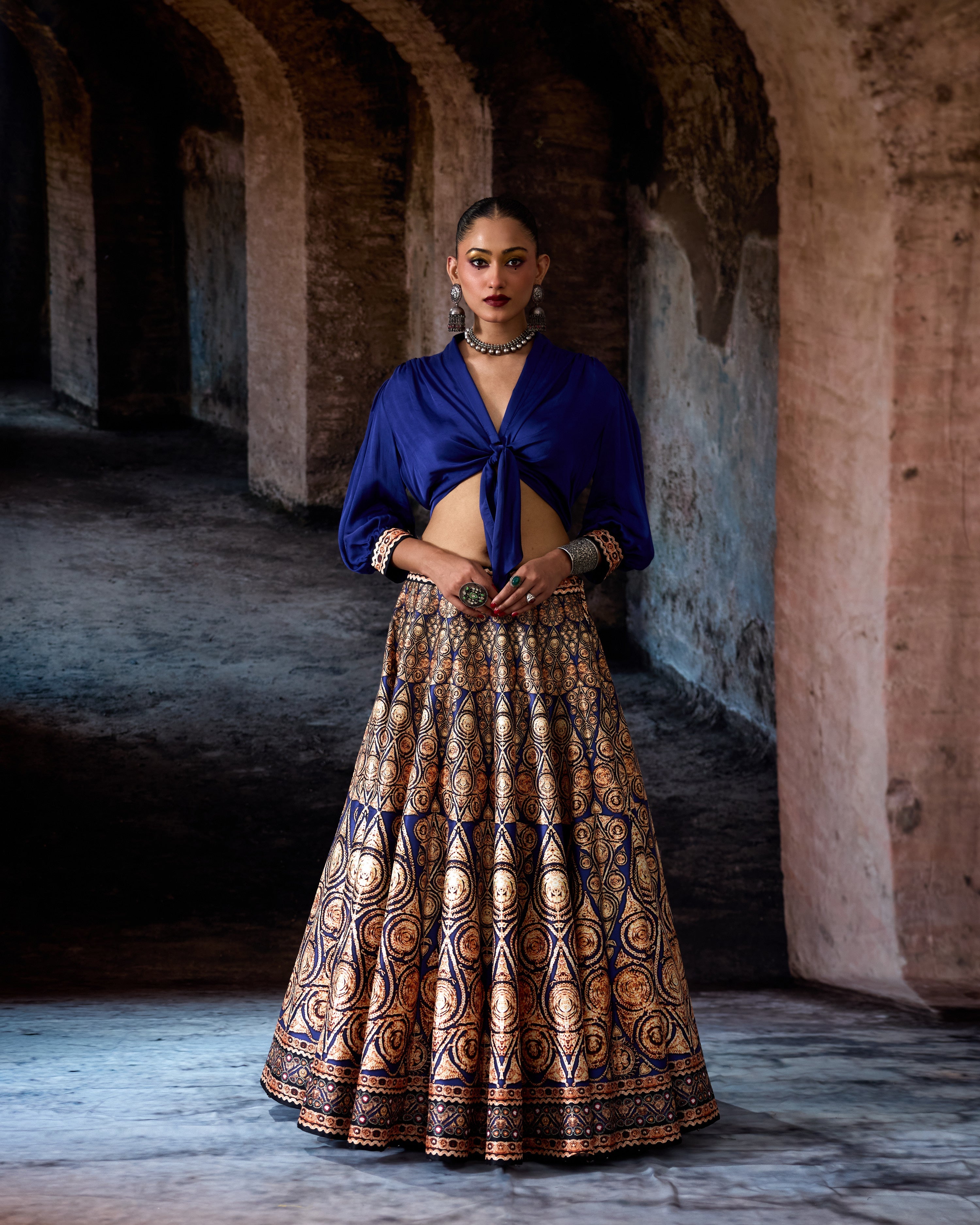 Bethari : Rubali/Leela - Navy Blue