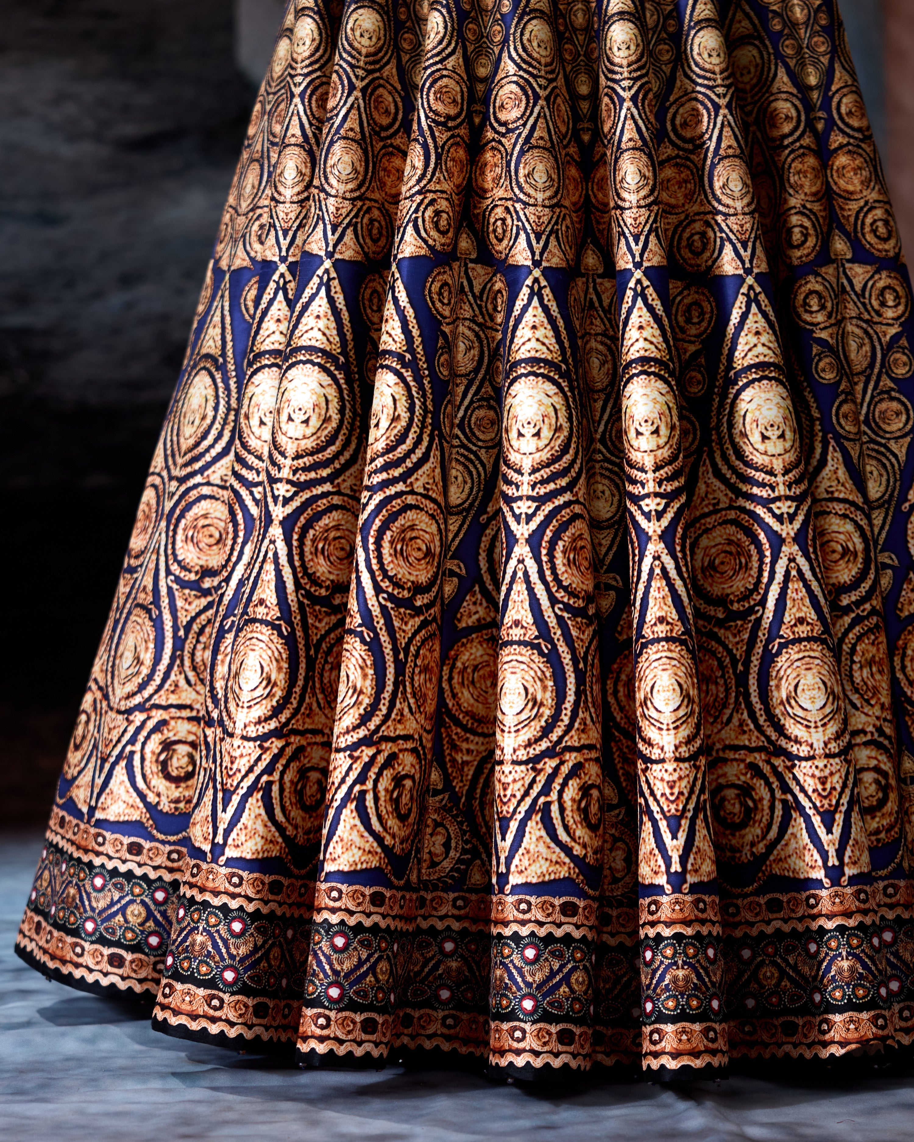 Bethari : Rubali/Leela - Navy Blue