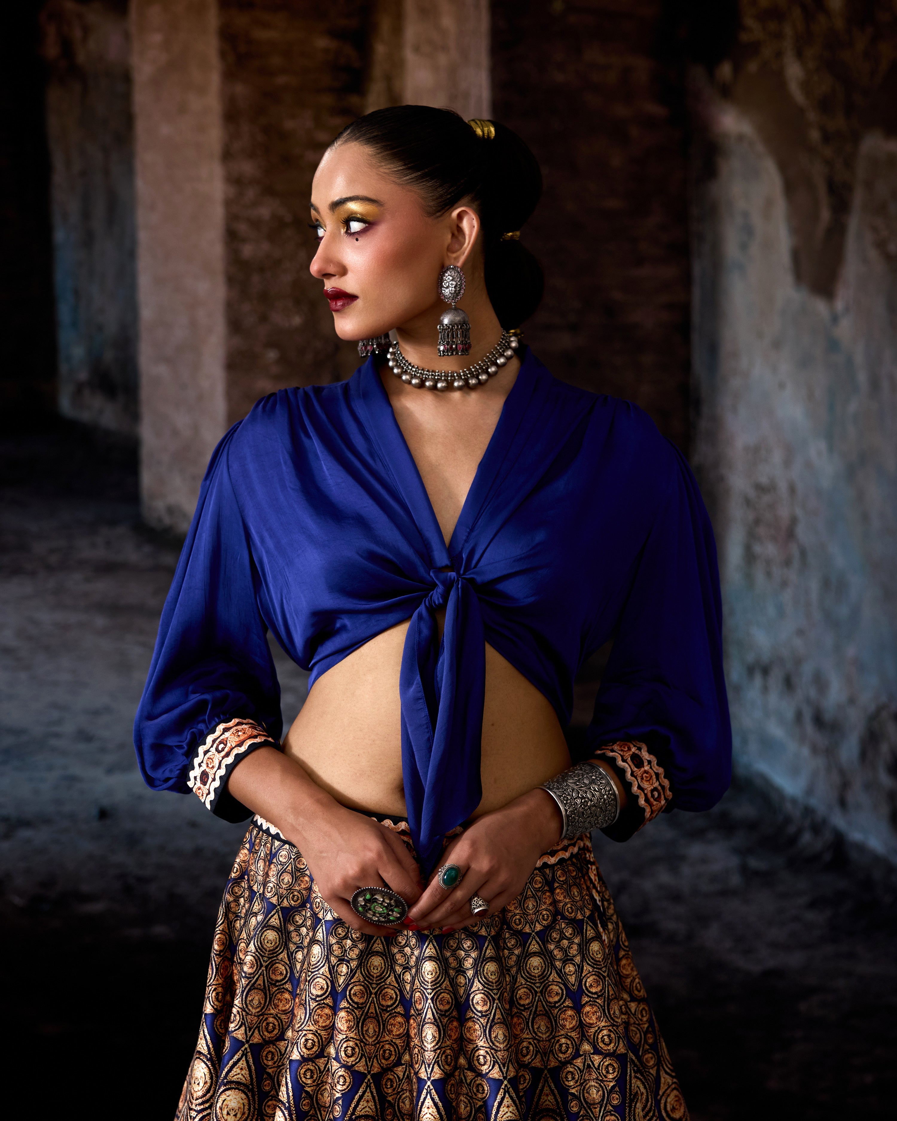 Bethari : Rubali/Leela - Navy Blue