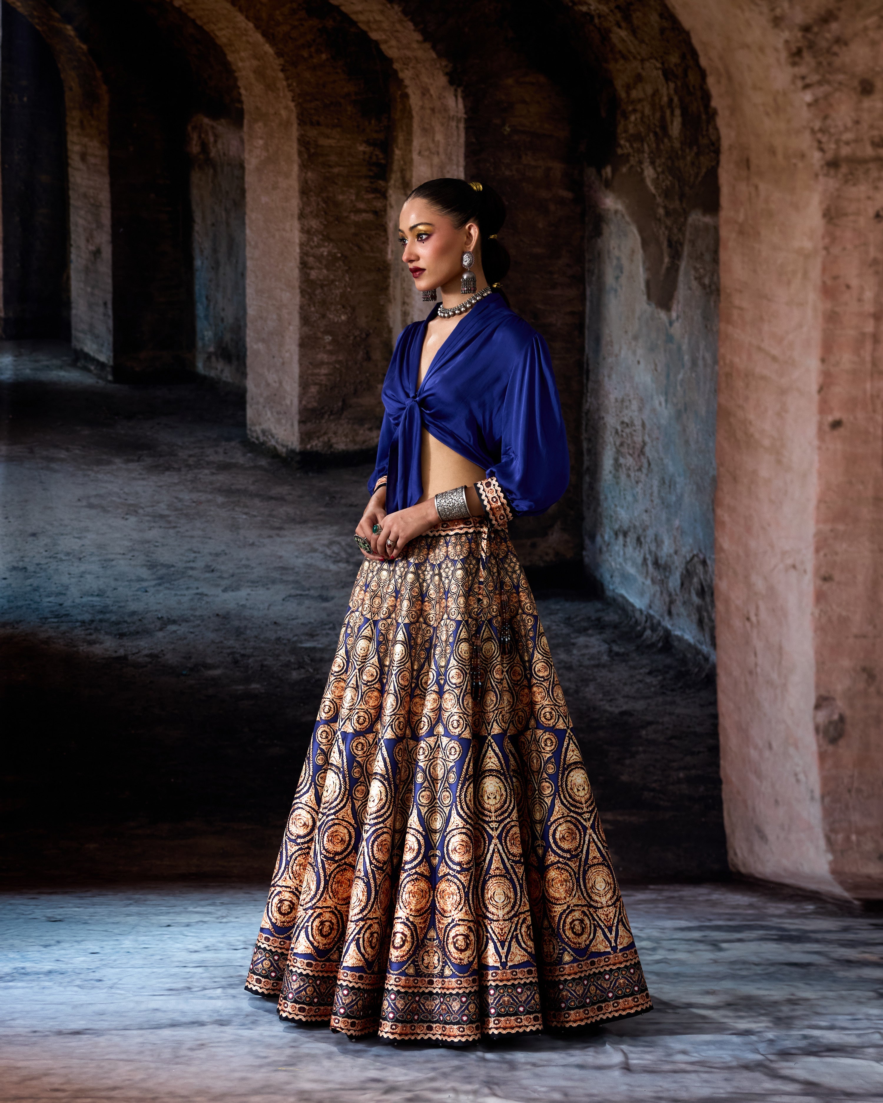 Bethari : Rubali/Leela - Navy Blue