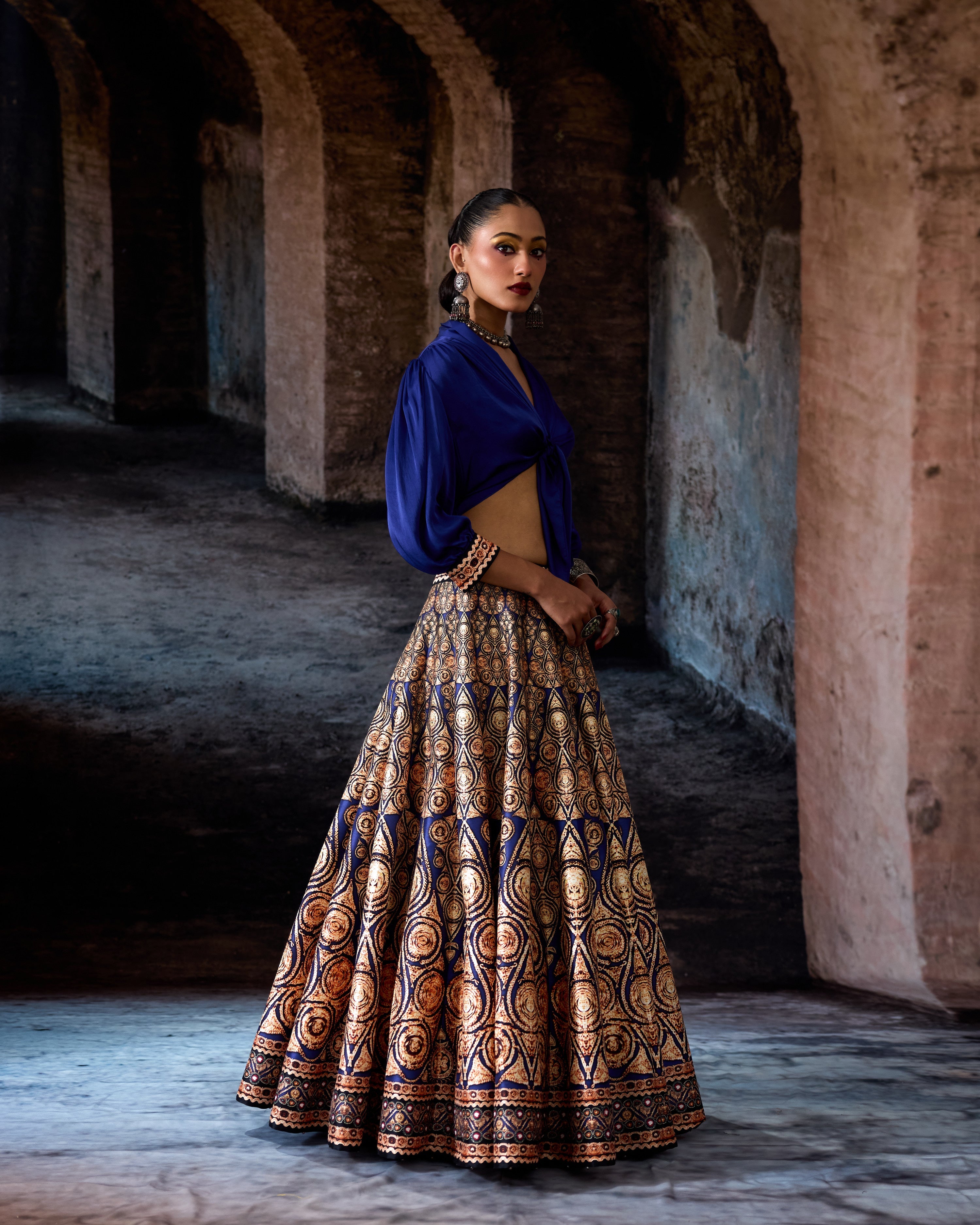 Bethari : Rubali/Leela - Navy Blue