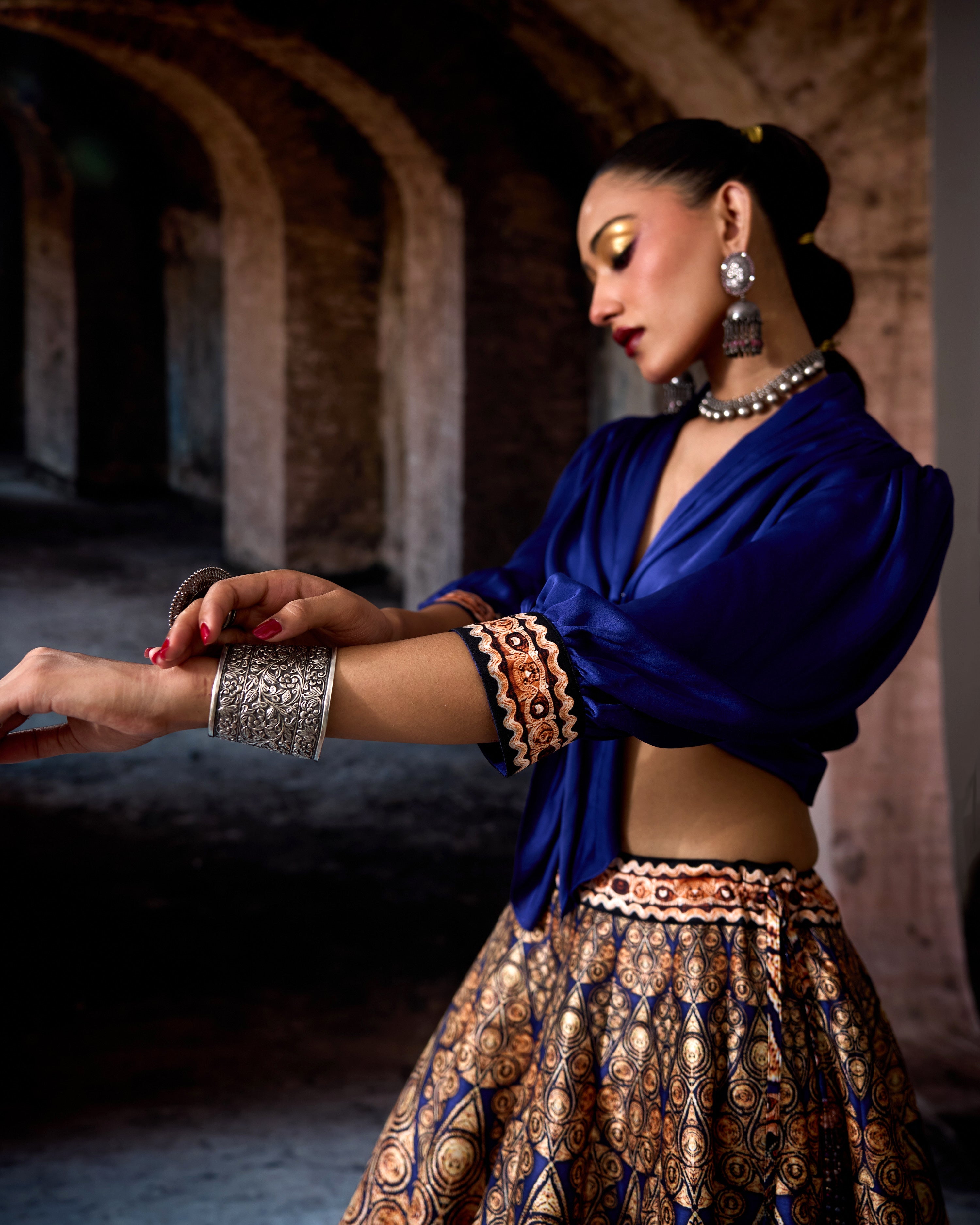 Bethari : Rubali/Leela - Navy Blue