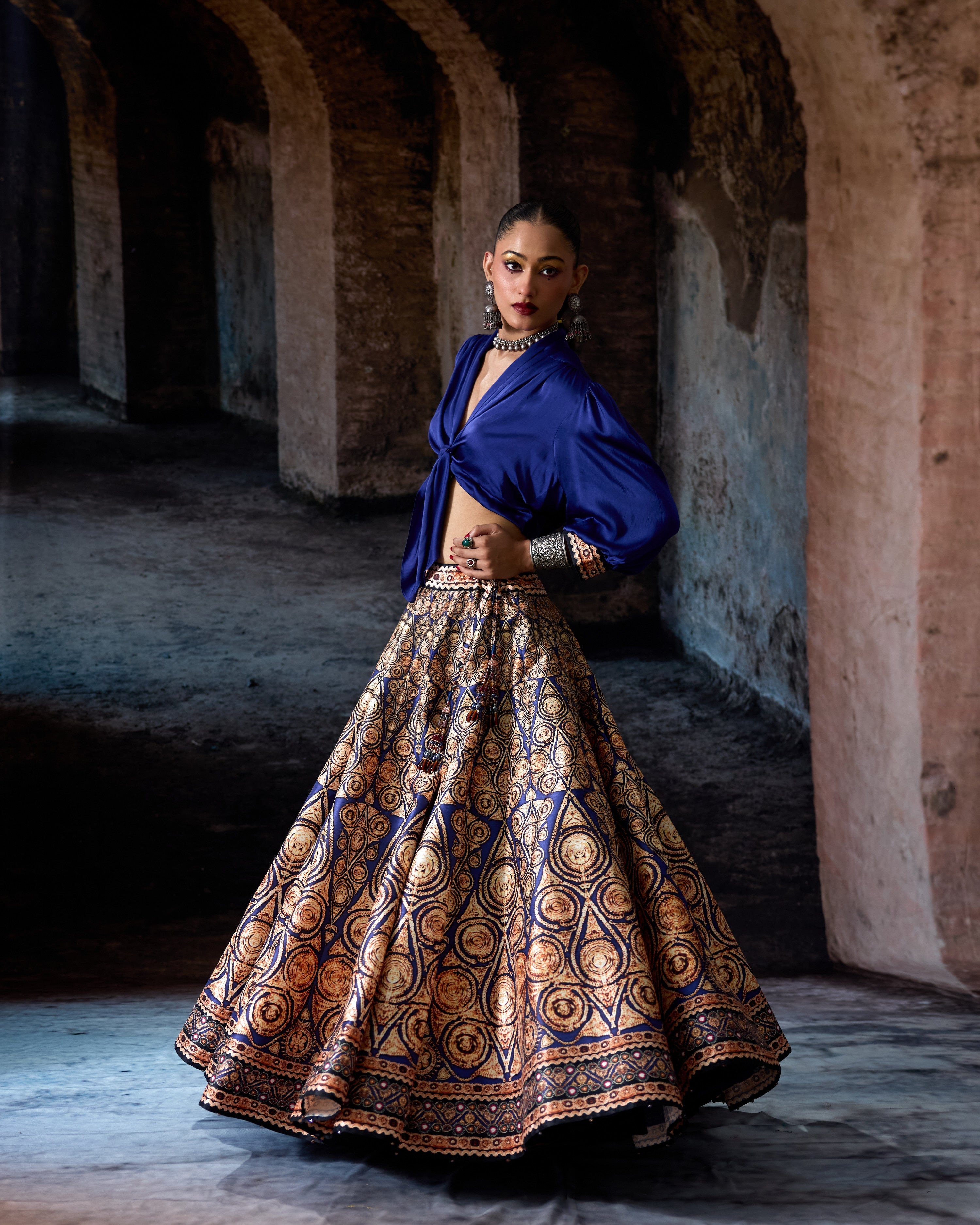 Bethari : Rubali/Leela - Navy Blue