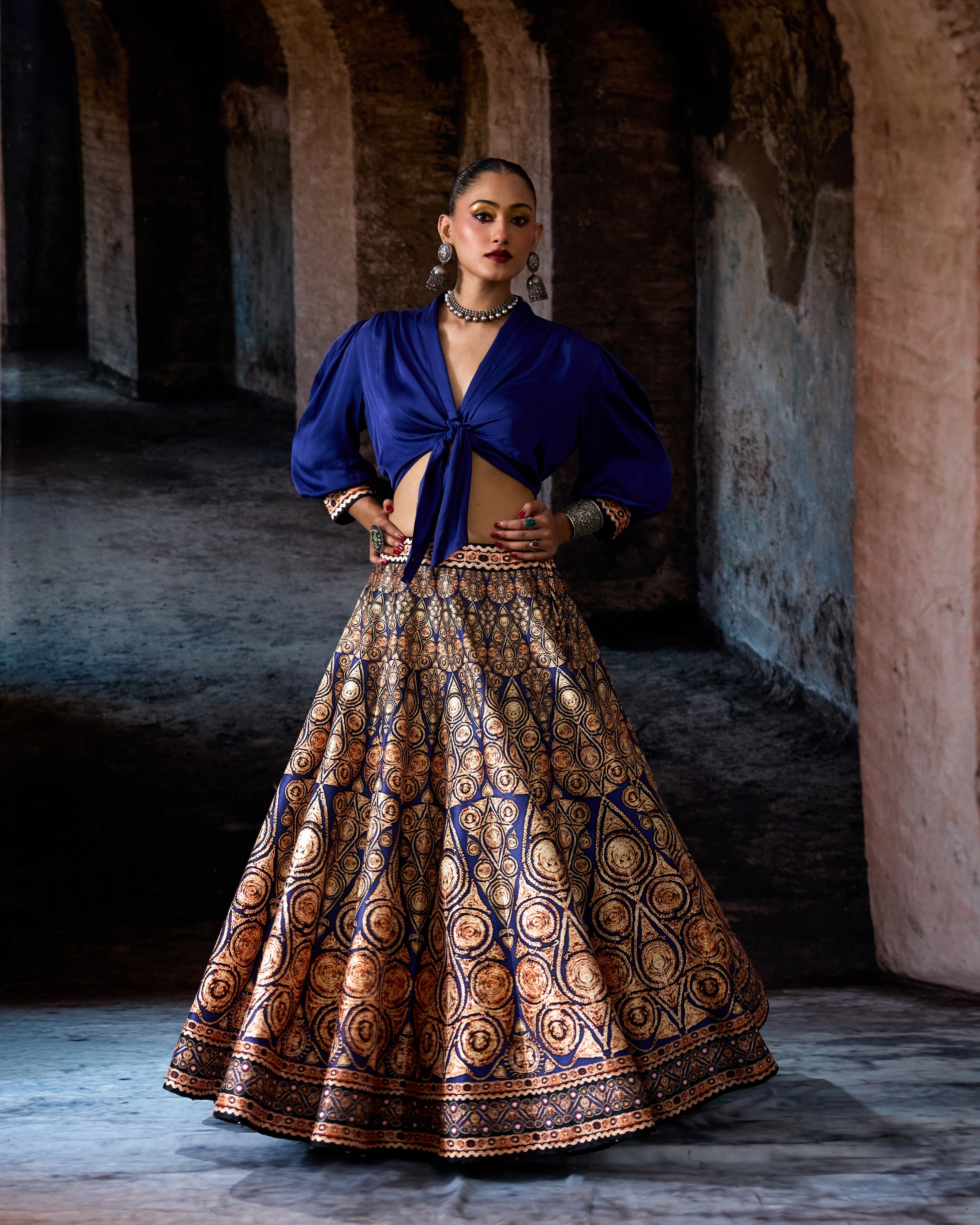 Bethari : Rubali/Leela - Navy Blue