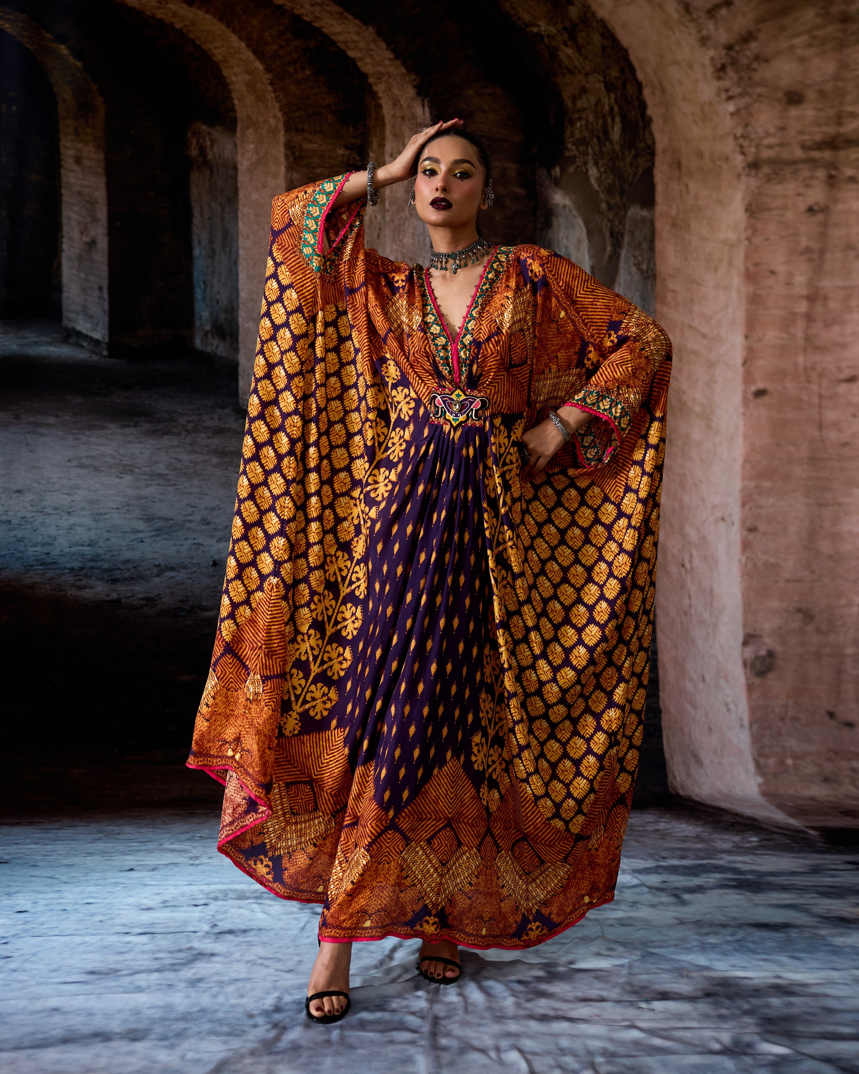 Bethari : Imama - Purple/Gold