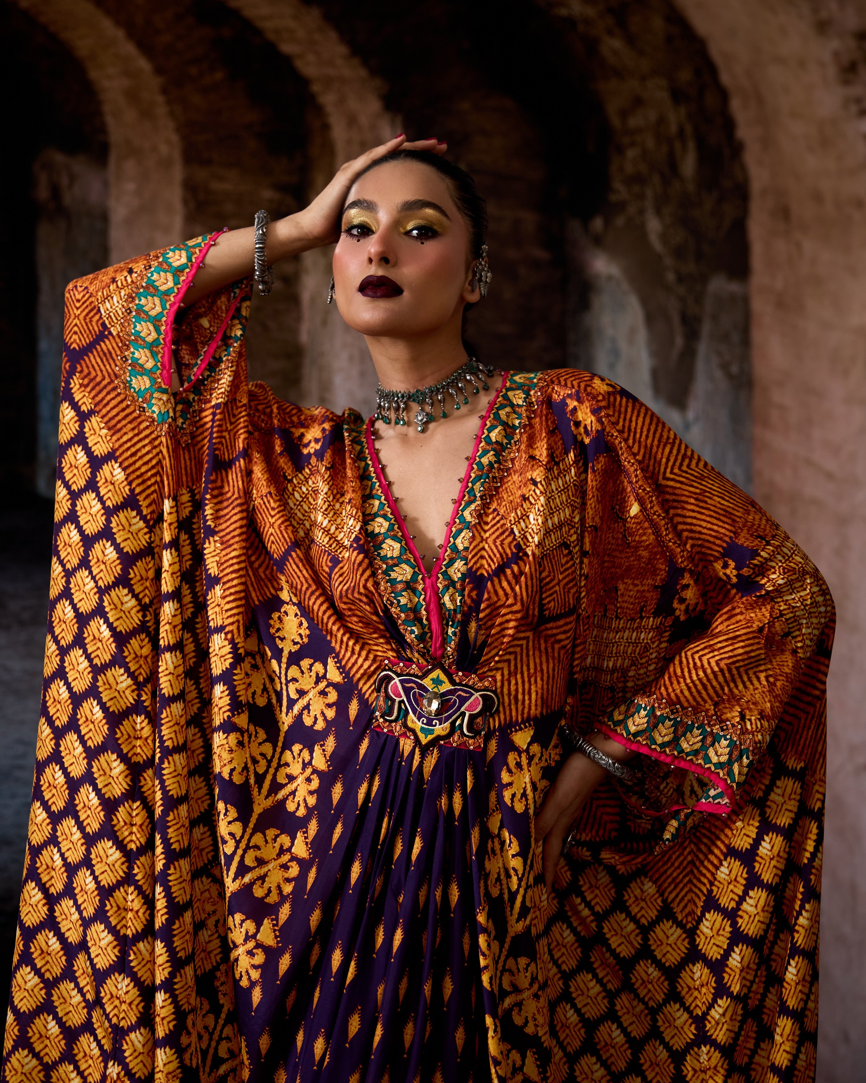Bethari : Imama - Purple/Gold