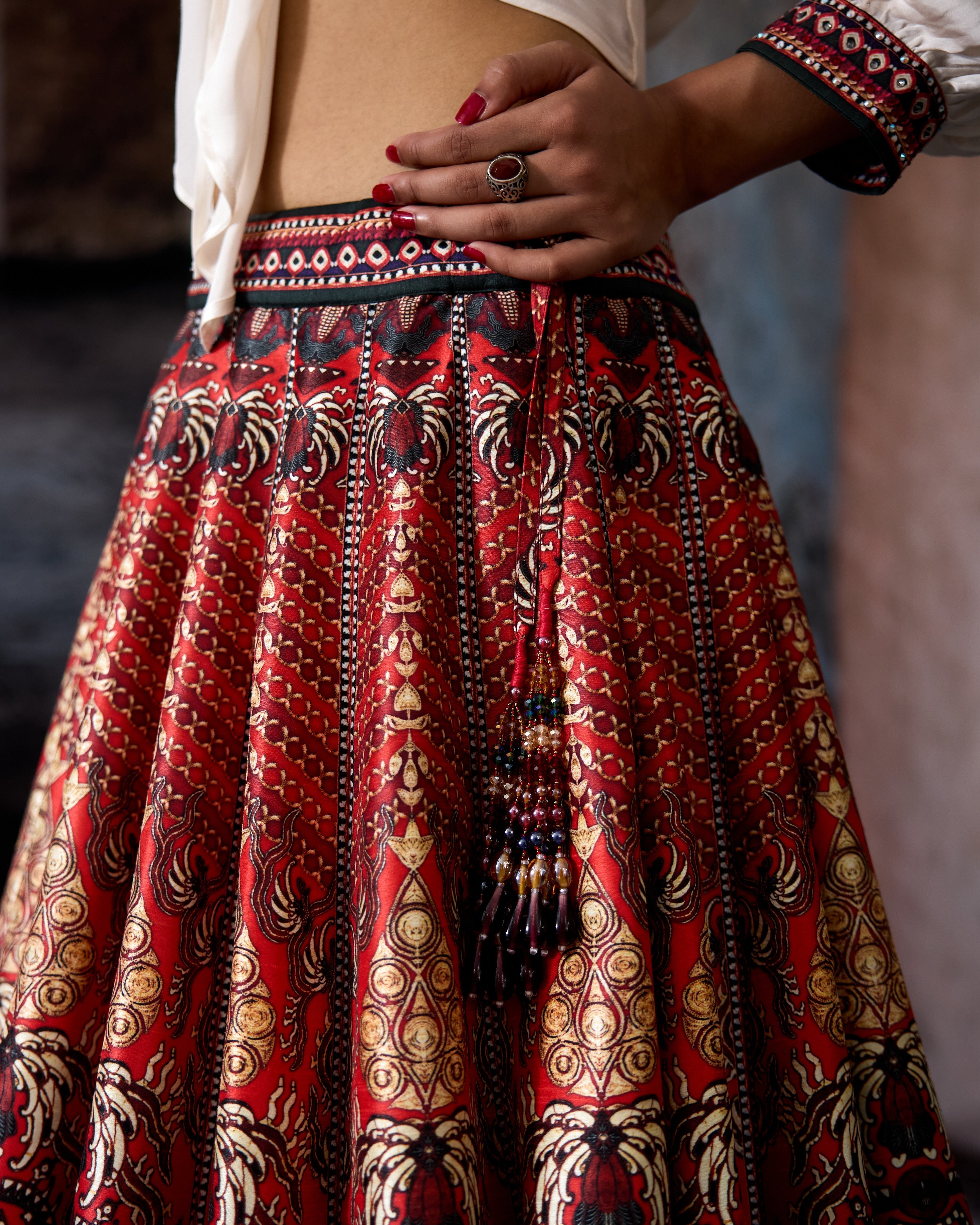 Bethari : Rubali/Leela - Red