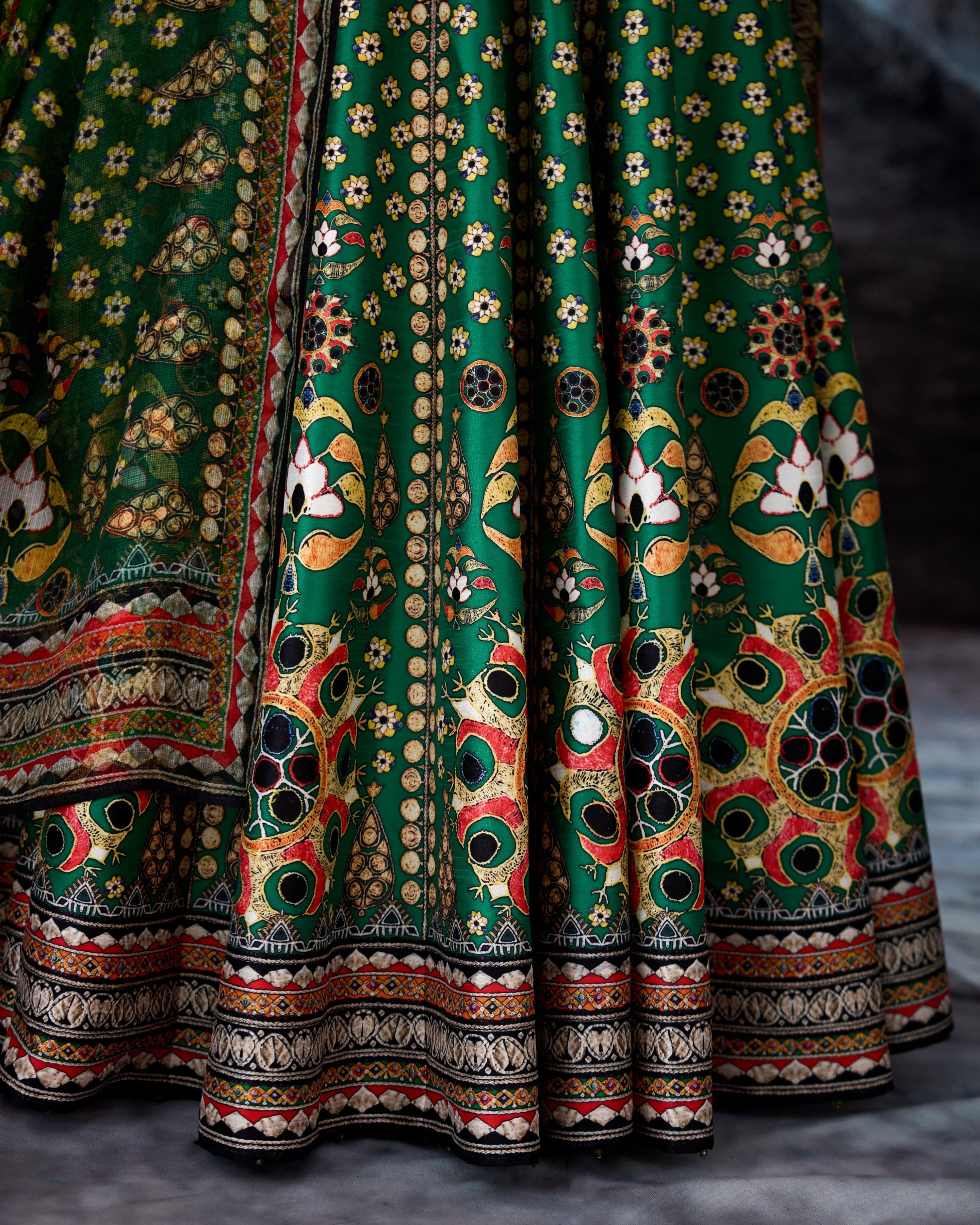 Bethari : Leela - Parrot Green