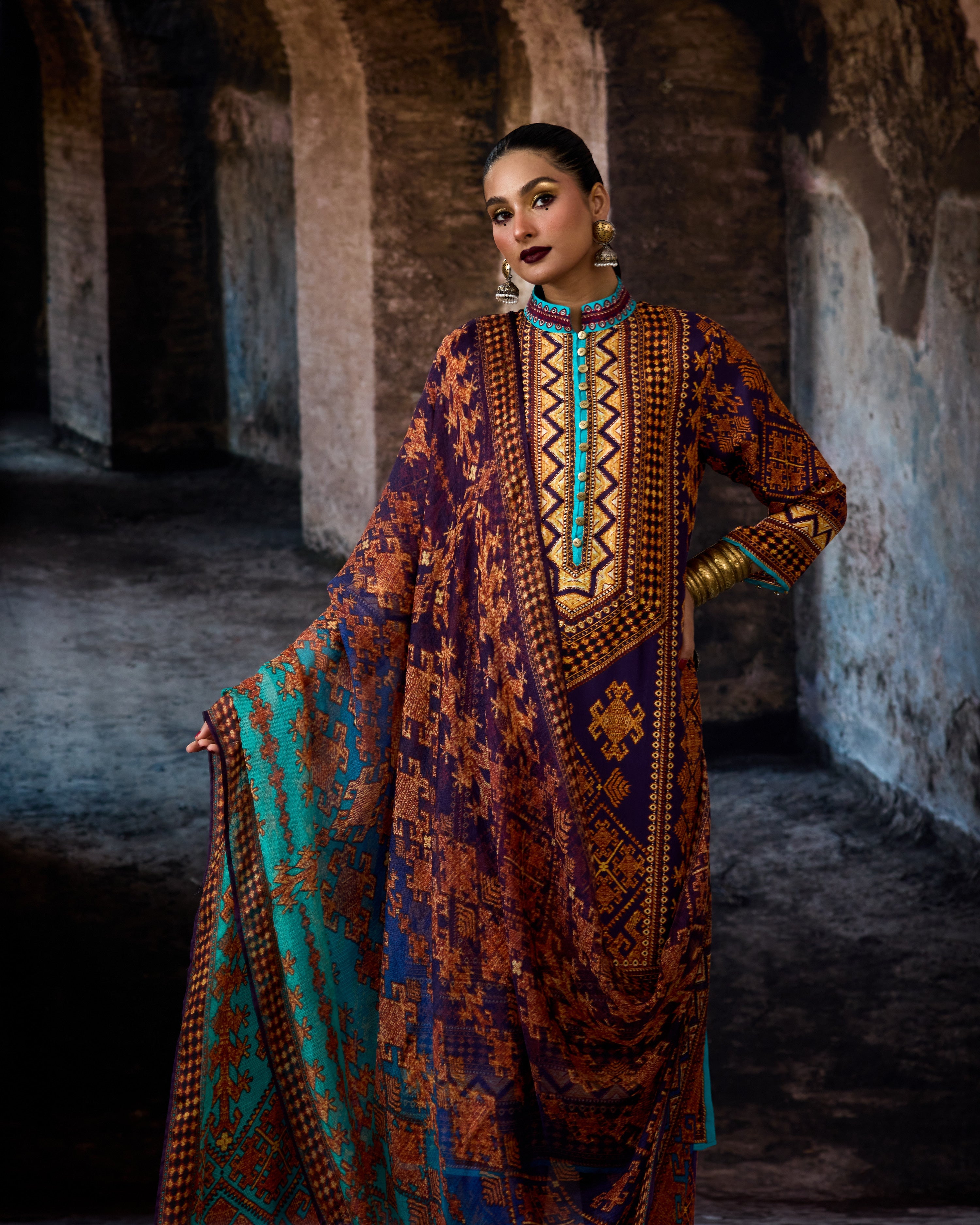 Bethari : Ramin - Purple/Gold